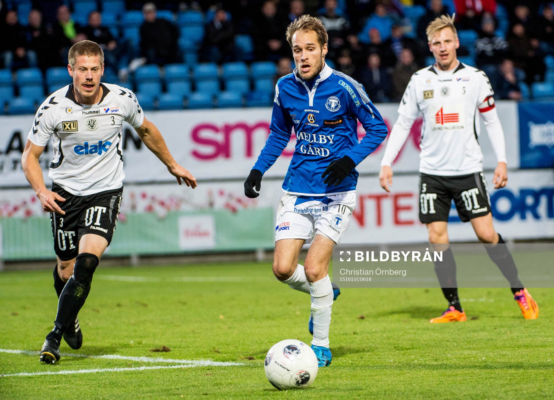 Trelleborgs Zoran Jovanovic mot Johan Niklasson och Eric