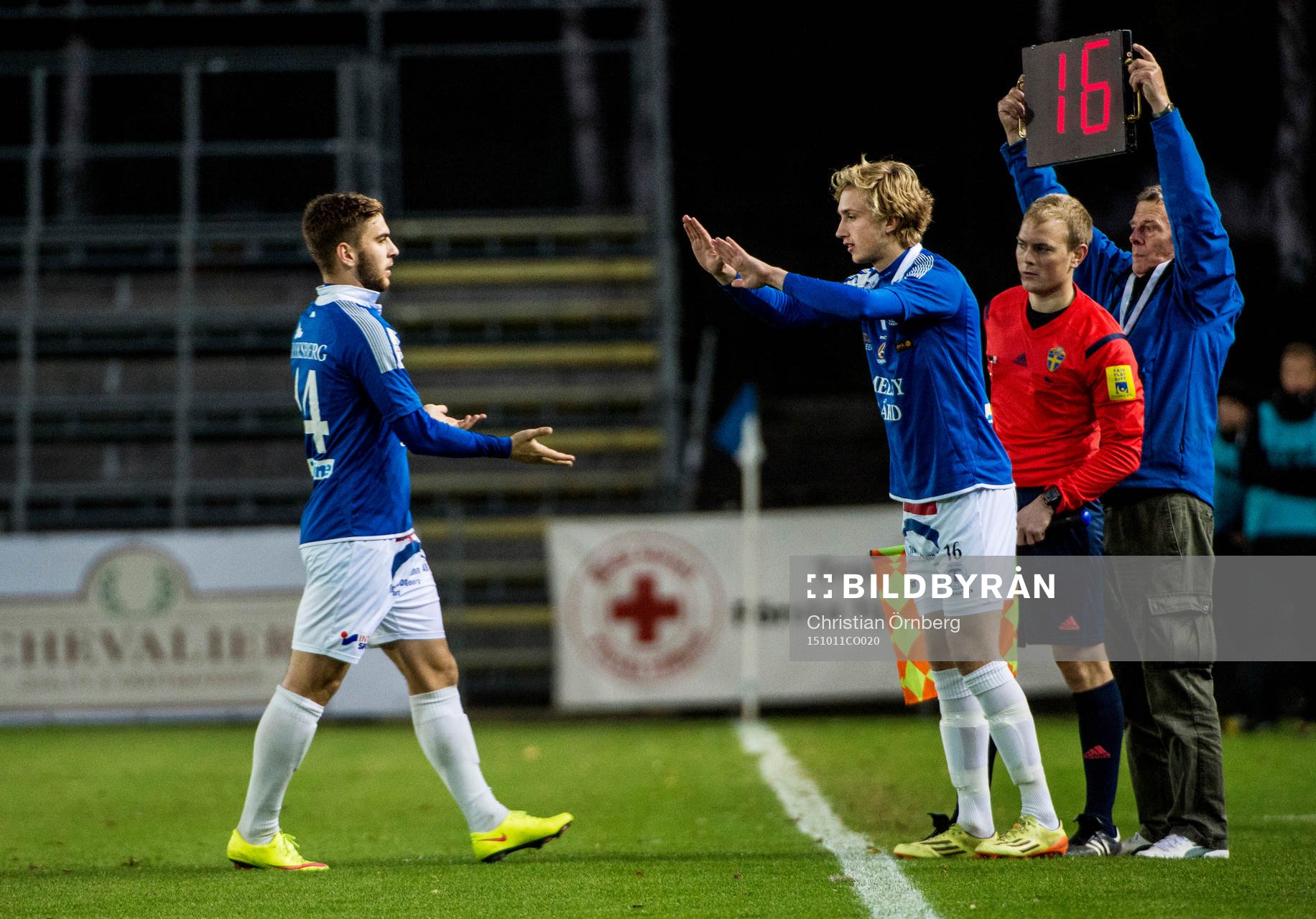 Ut går Trelleborgs Mirza Halvadzic och in kommer Linus