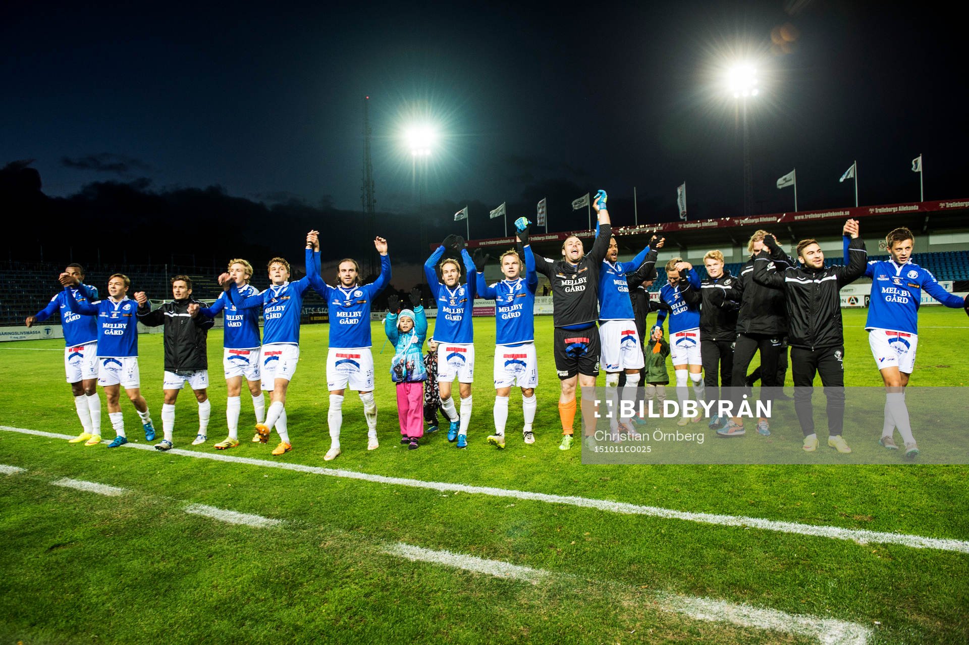 Jubel i Trelleborg åt vinsten med 1-0