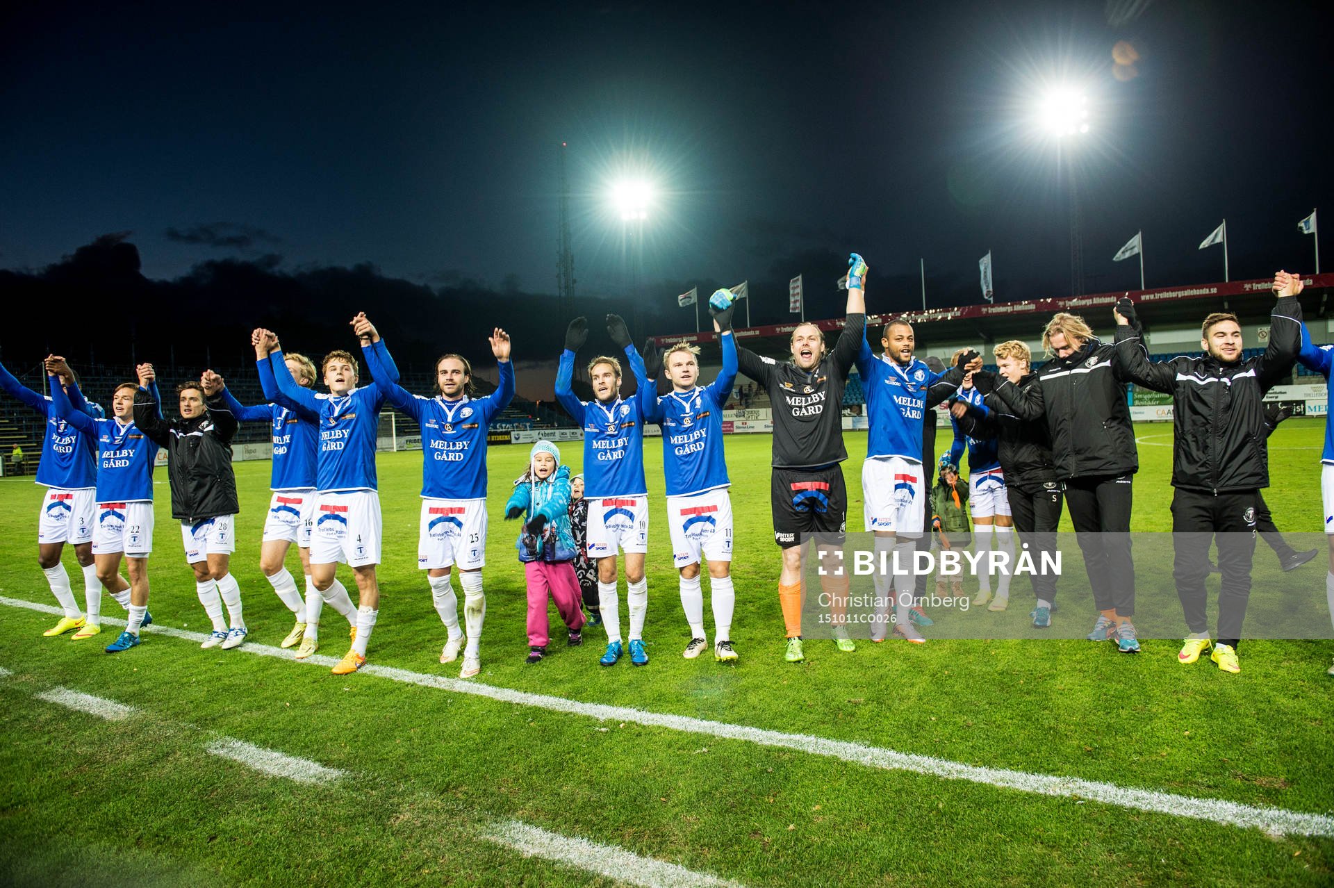 Jubel i Trelleborg åt vinsten med 1-0
