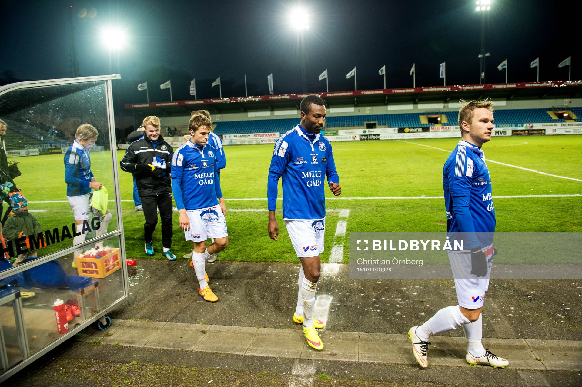 Trelleborgs Jacob Palander, Roger Thompson och Admir