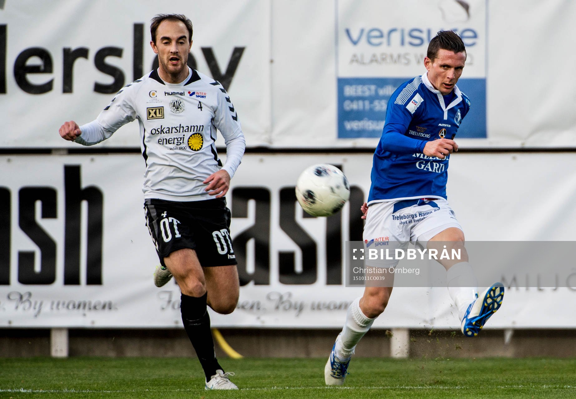 Oskarshamns Martin Torstensson mot Trelleborgs Kristian