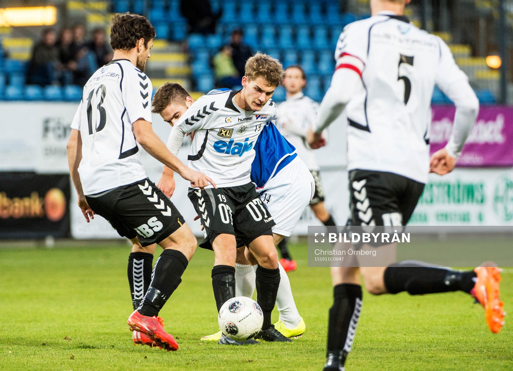 Oskarshamns Mergim Smakolli, Martin Karlsson och Eric