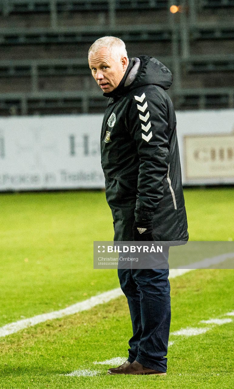 Oskarshamns tränare Henrik Larsson