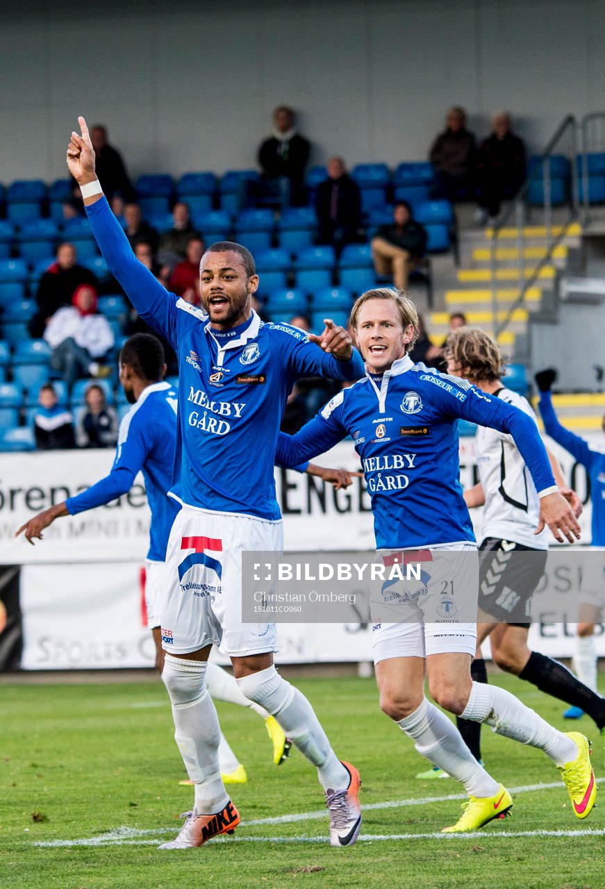 Trelleborgs Salif Camara Jönsson och Magnus Andersson