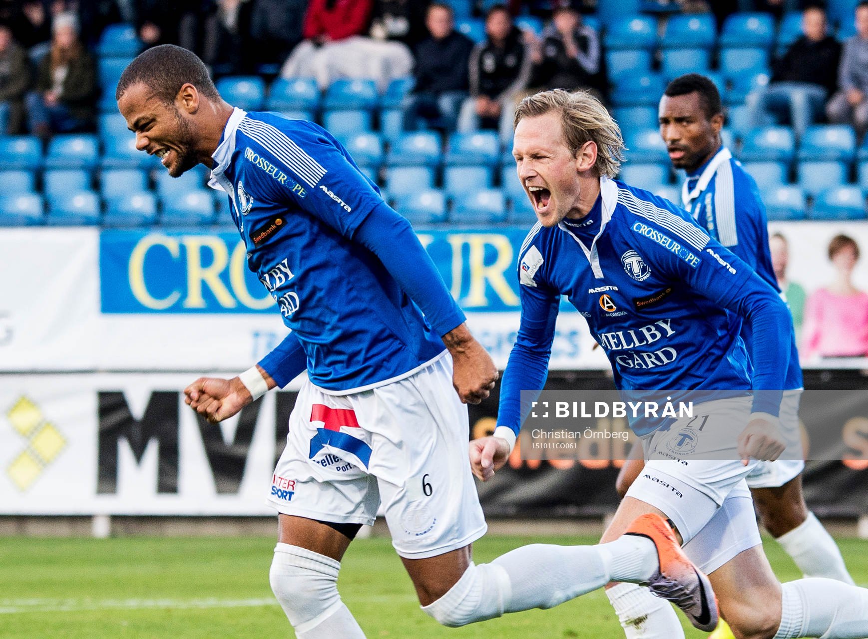 Trelleborgs Salif Camara Jönsson och Magnus Andersson