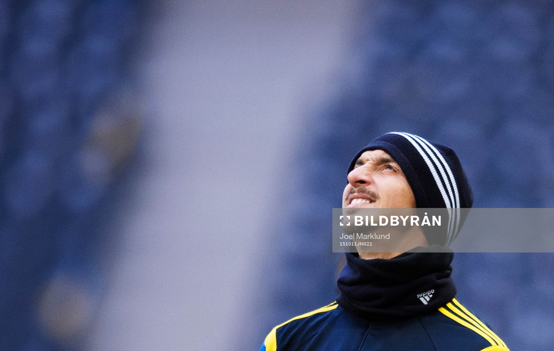 Zlatan Ibrahimovic grimaserar