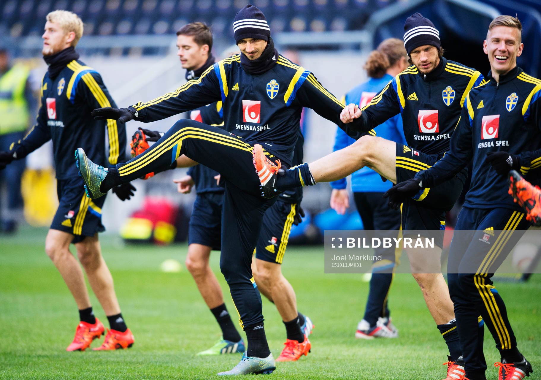 Zlatan Ibrahimovic, Gustav Svensson och Pontus Wernbloom