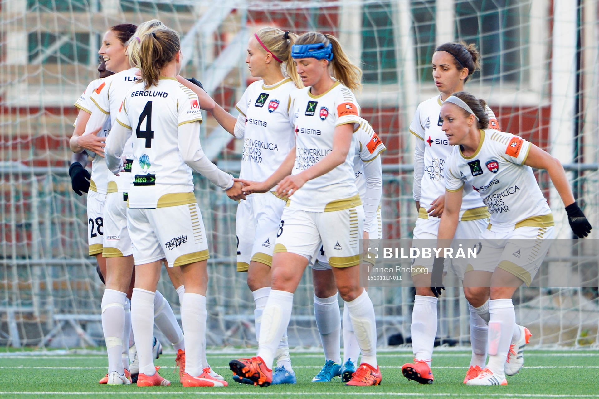 Rosengårds Malin Gunnarsson jublar