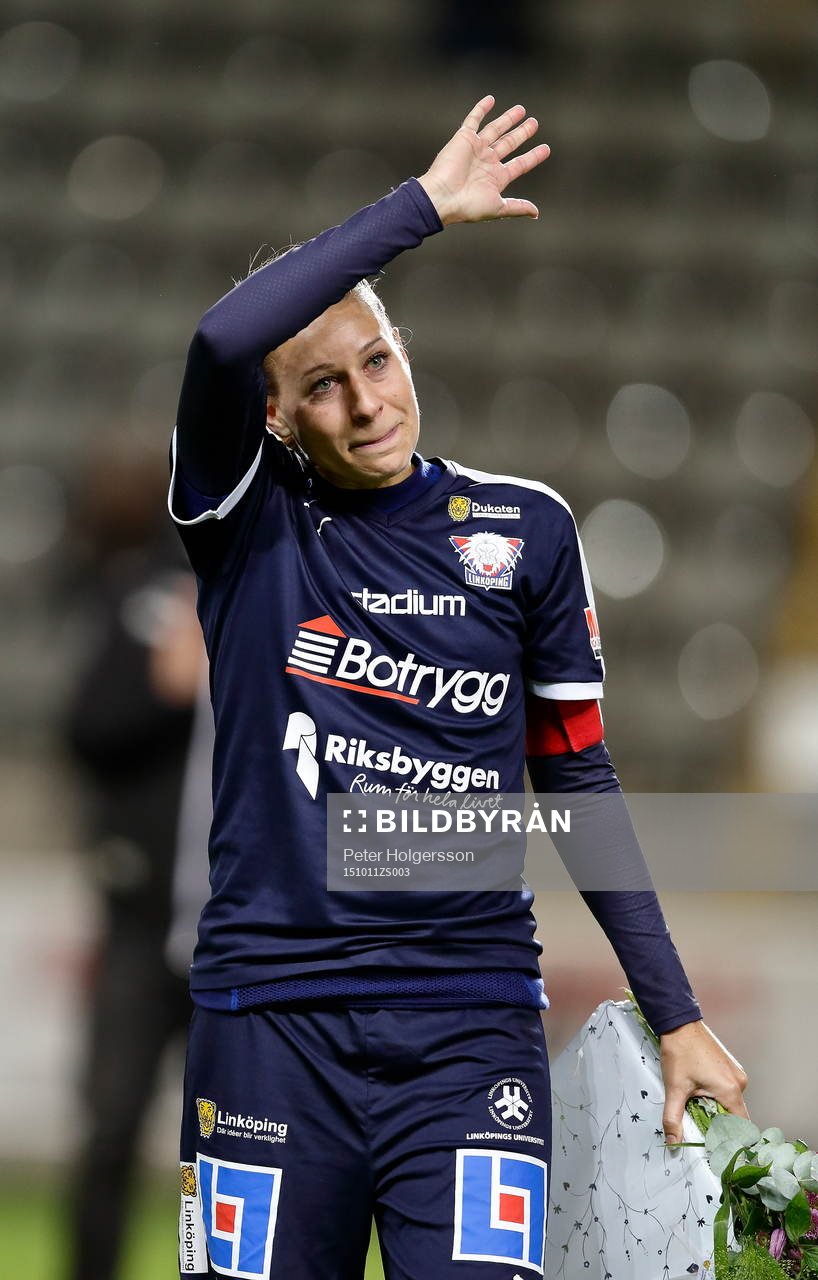 Linköpings Charlotte Rohlin rörd
