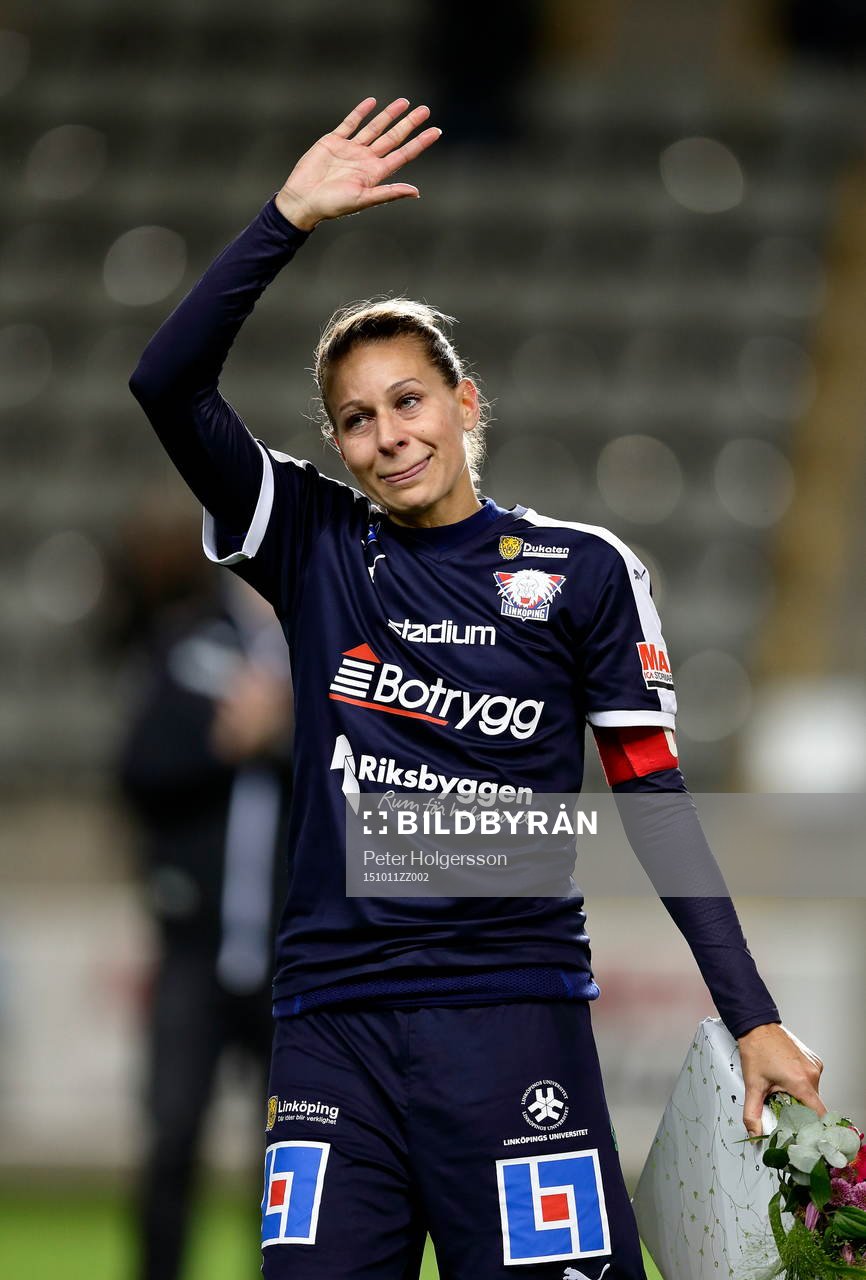 Linköpings Charlotte Rohlin rörd