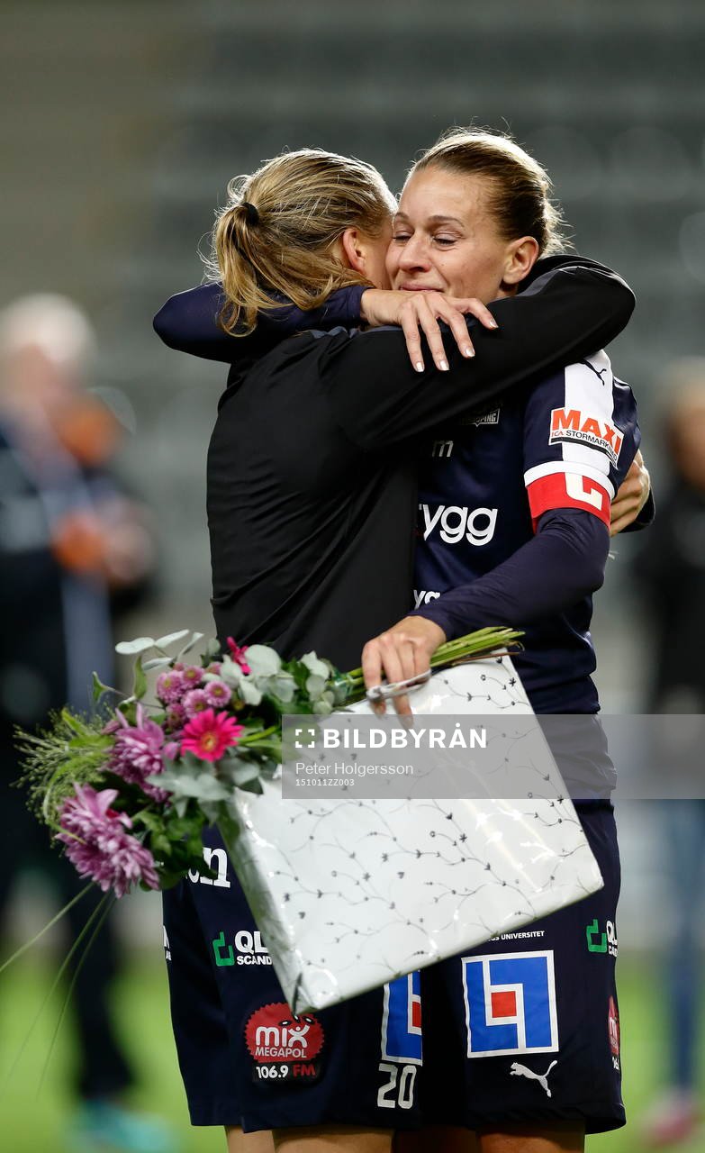Linköpings Charlotte Rohlin rörd
