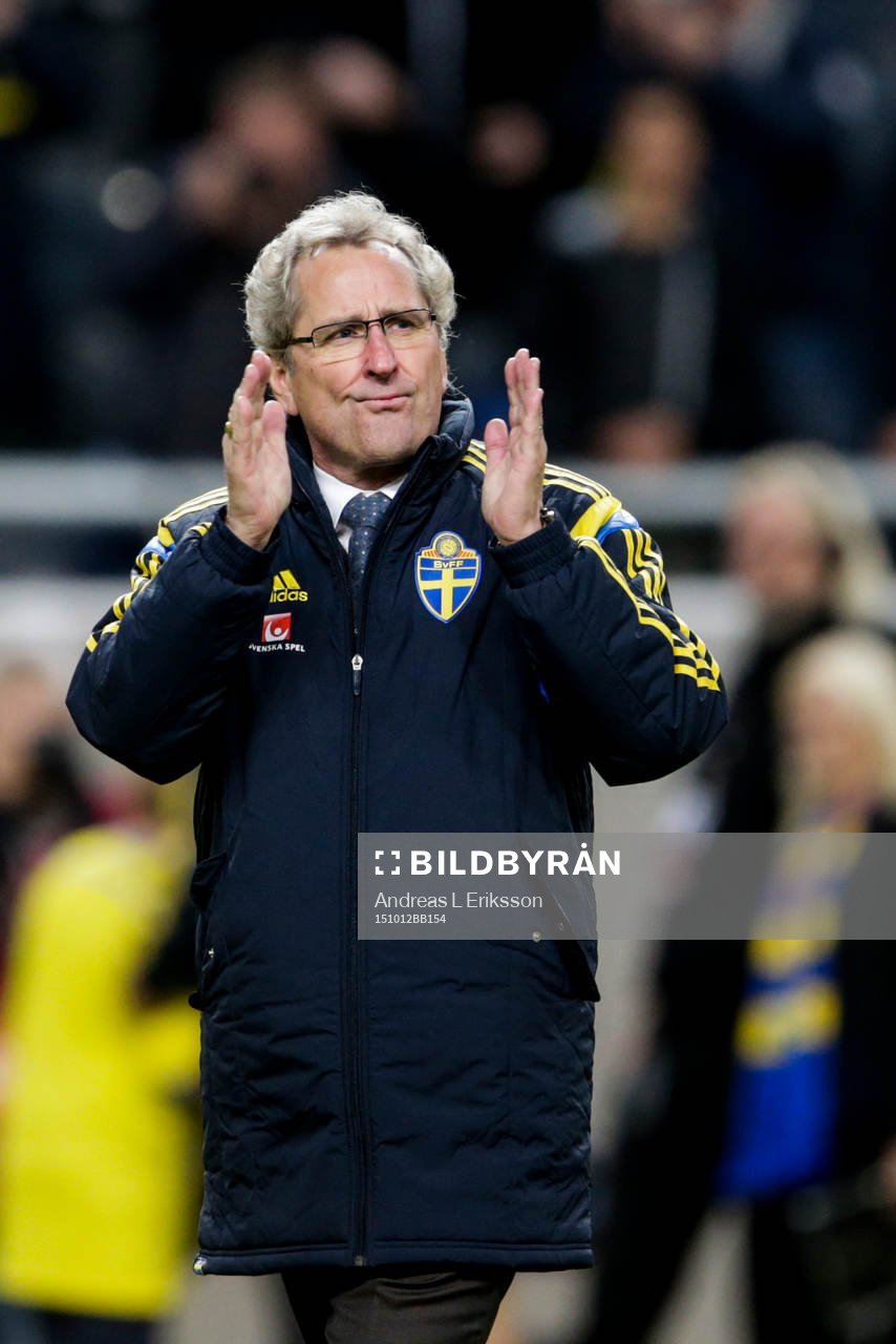 Sveriges förbundskapten Erik Hamrén
