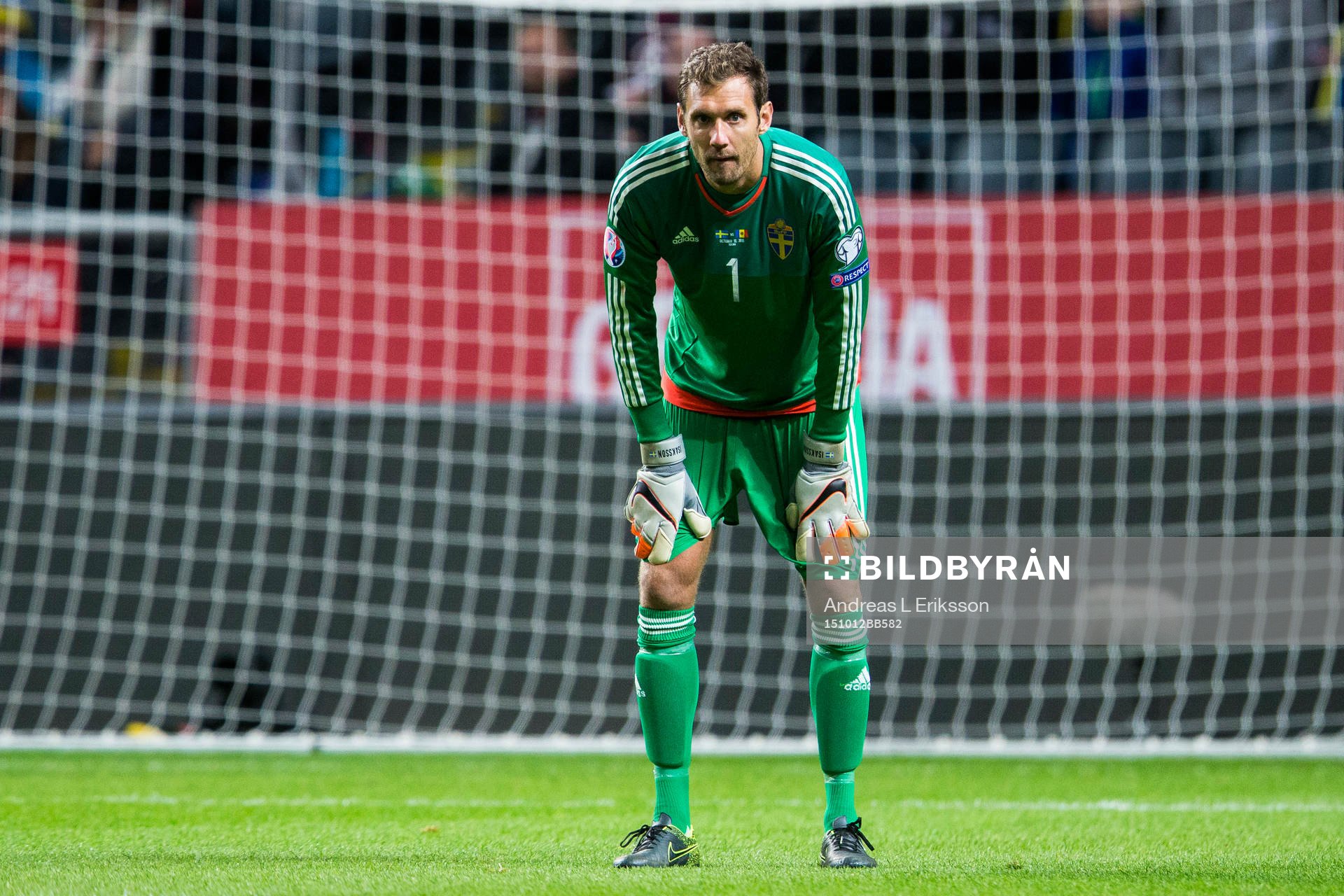 Sveriges målvakt Andreas Isaksson