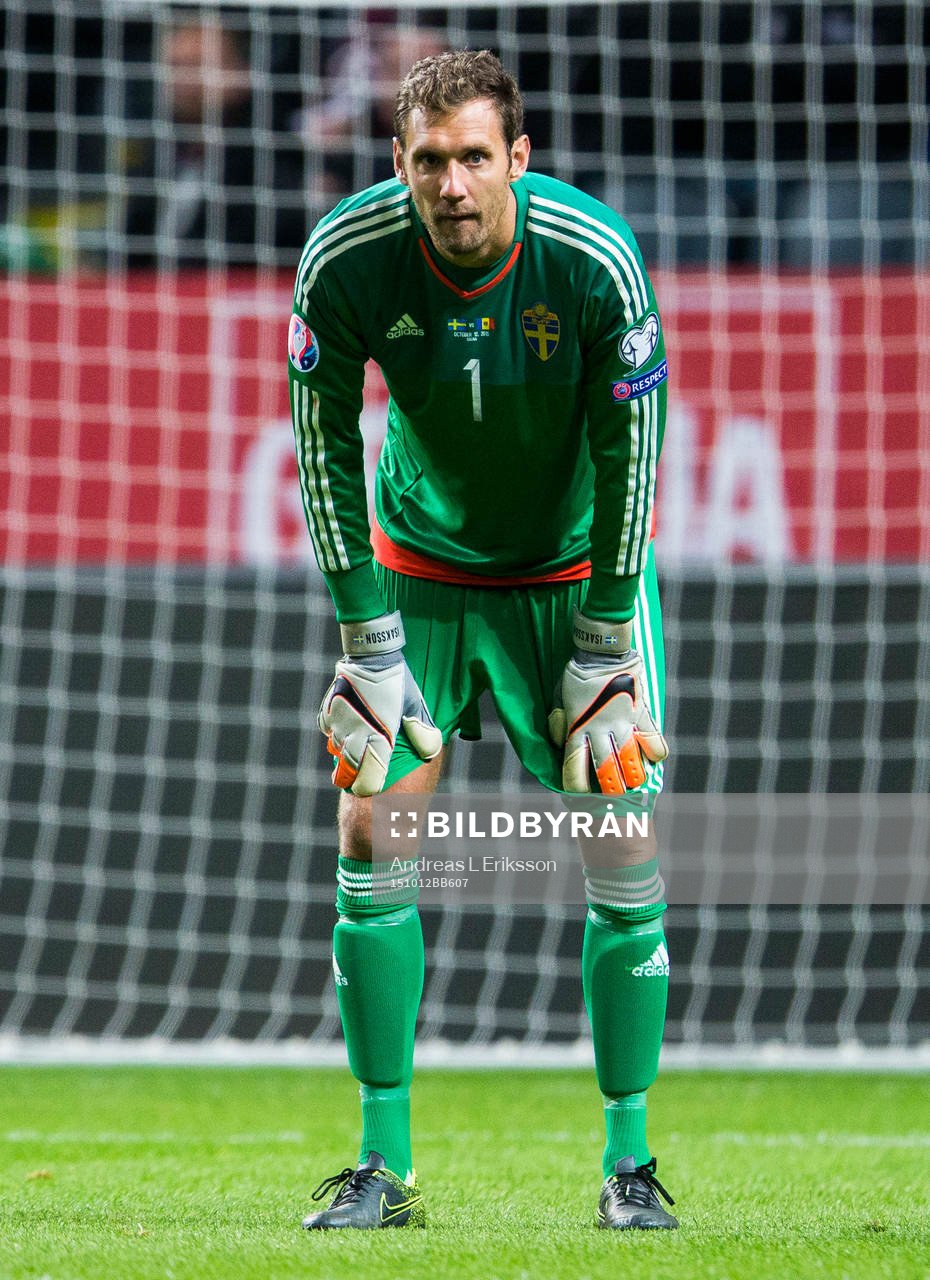 Sveriges målvakt Andreas Isaksson
