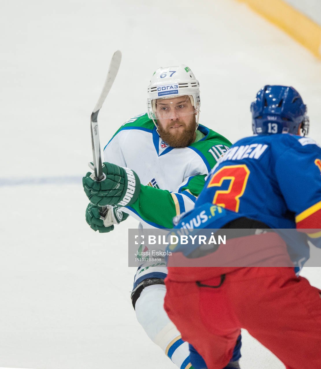 Linus Omark. Jokerit - Salavat Julajev Ufa. KHL. 12.10.2015