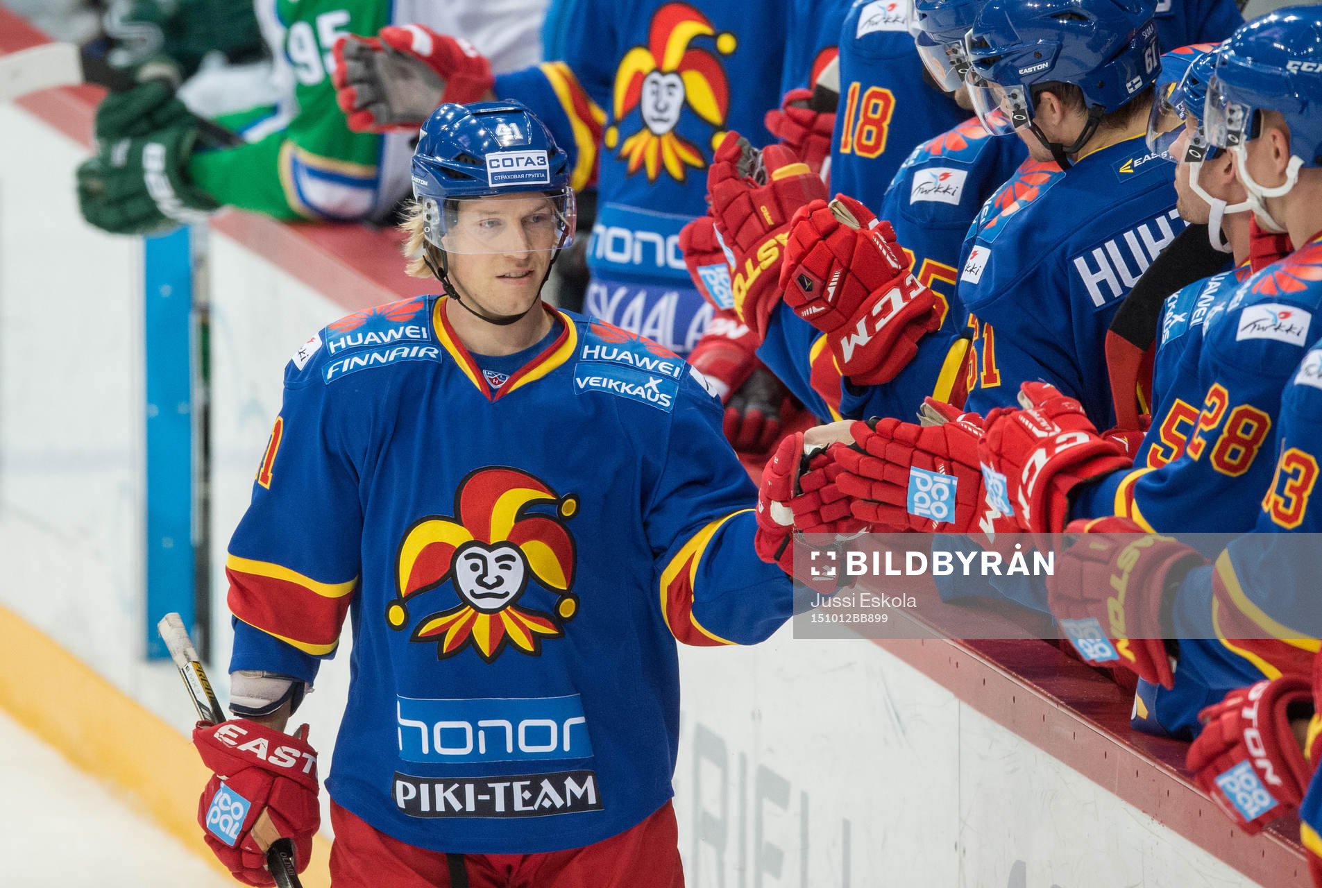 Mathis Olimb. Jokerit - Salavat Julajev Ufa. KHL. 12.10.2015
