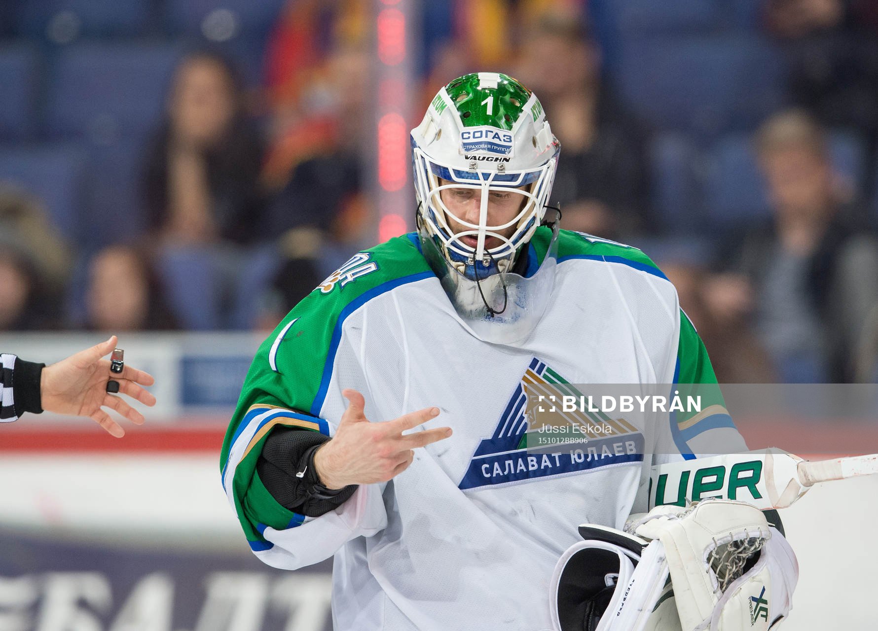 Niklas Svedberg. Jokerit - Salavat Julajev Ufa. KHL.