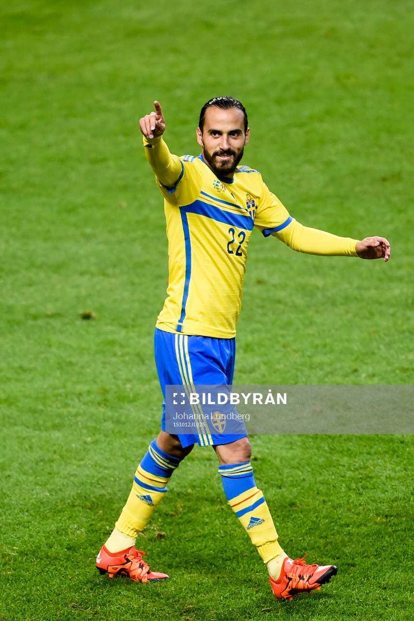 Sveriges Erkan Zengin jublar