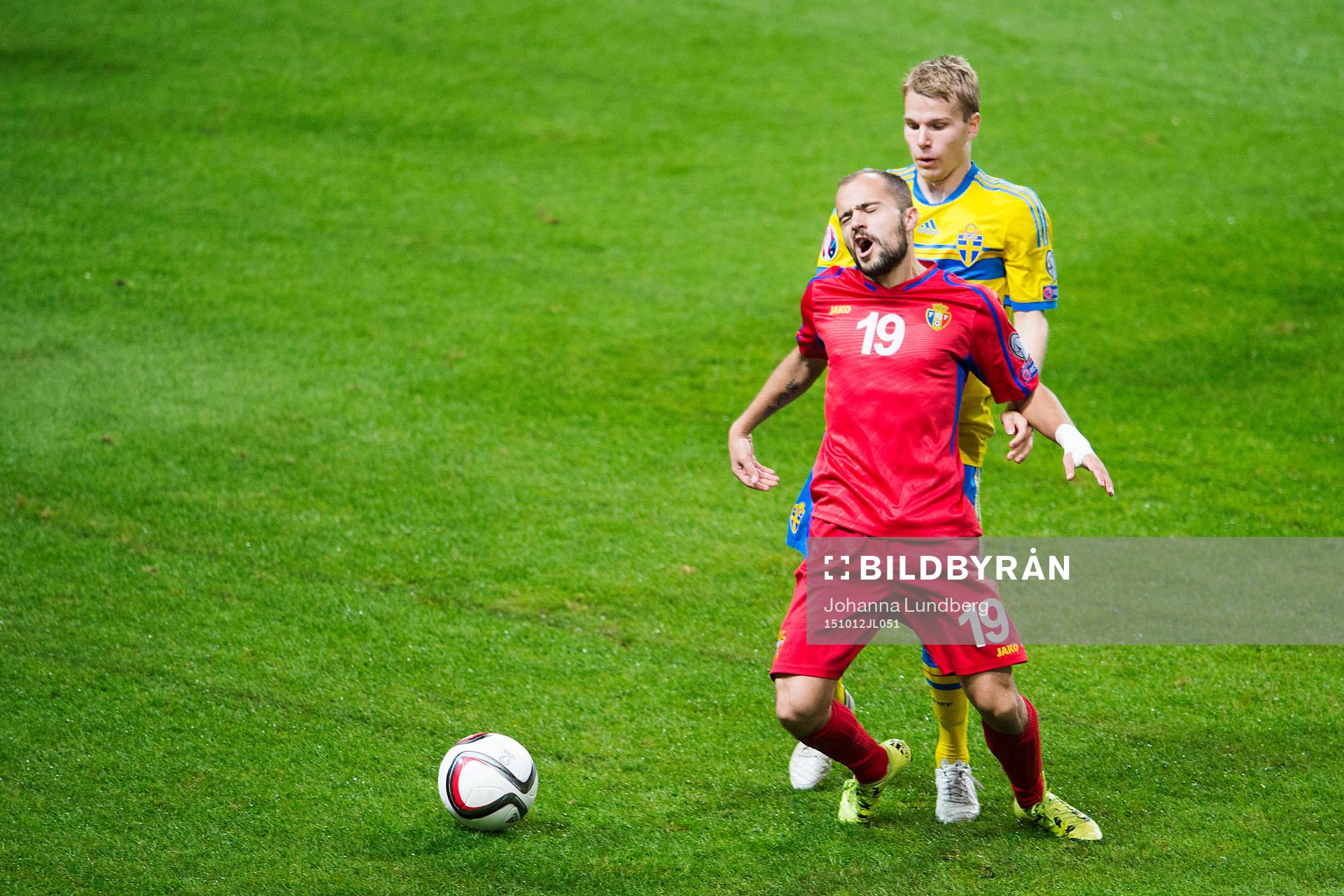 Moldaviens Sergiu Istrati och Sveriges Oscar Lewicki