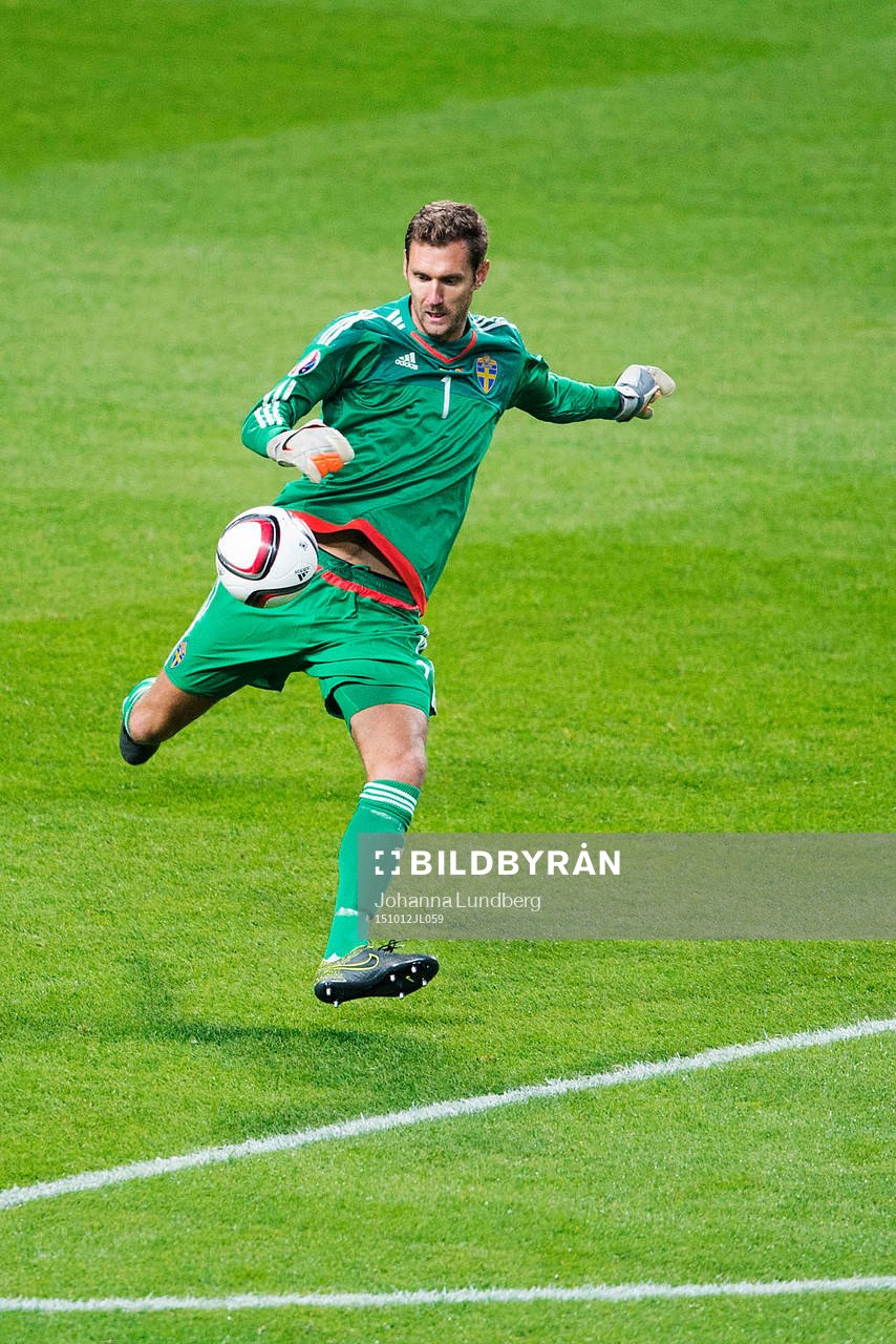Sveriges målvakt Andreas Isaksson