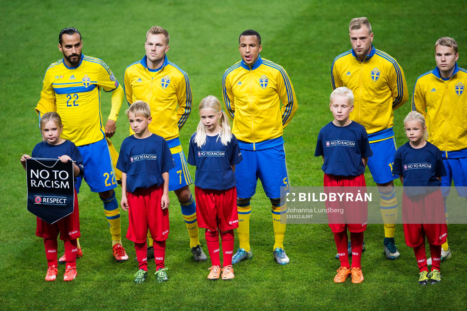 Sveriges Erkan Zengin, Sebastian Larsson, Martin Olsson,