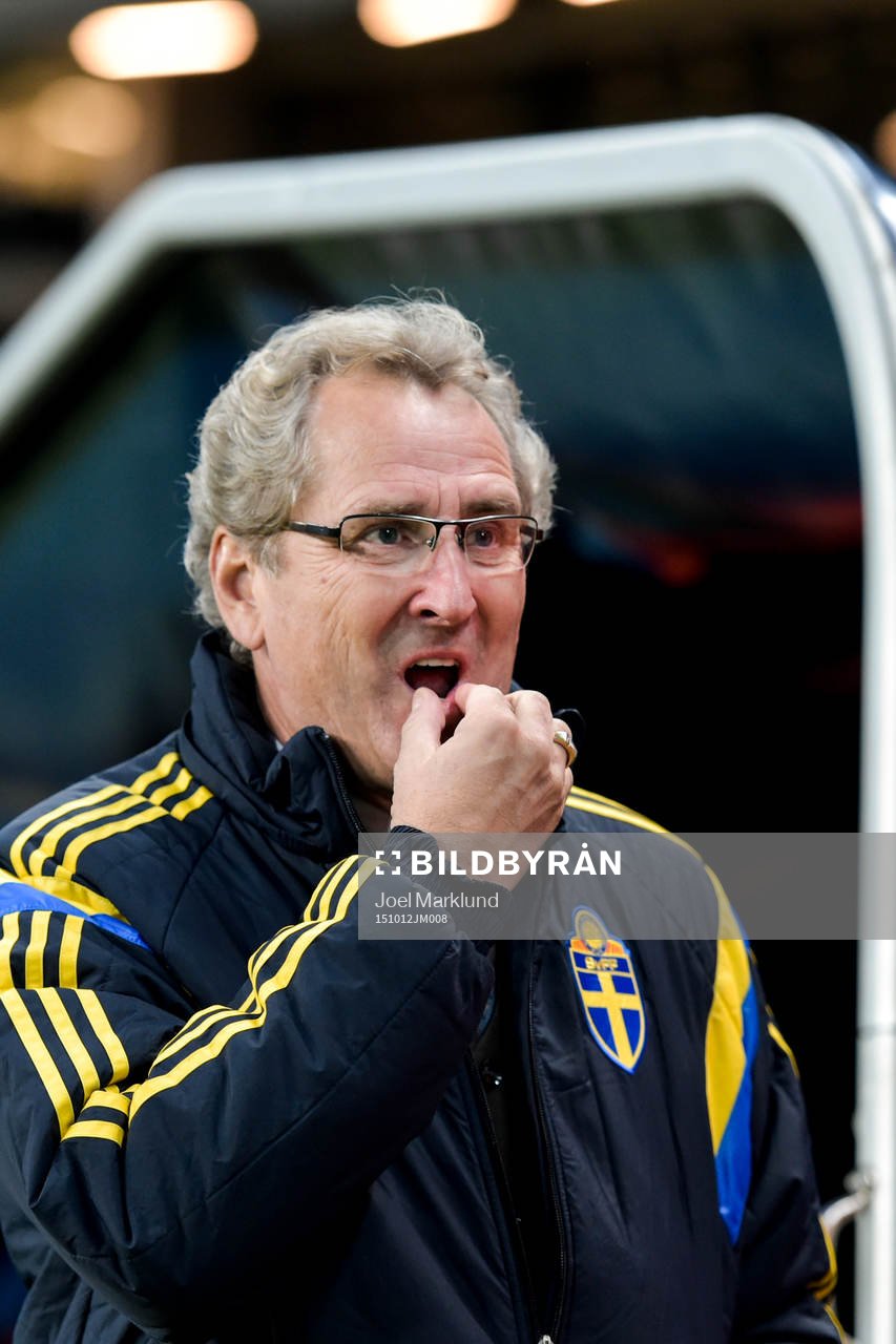 Sveriges förbundskapten Erik Hamrén