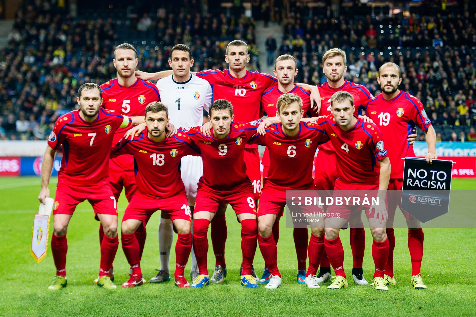 Victor Golovatenco, målvakt Ilie Cebanu, Stefan Burghiu,