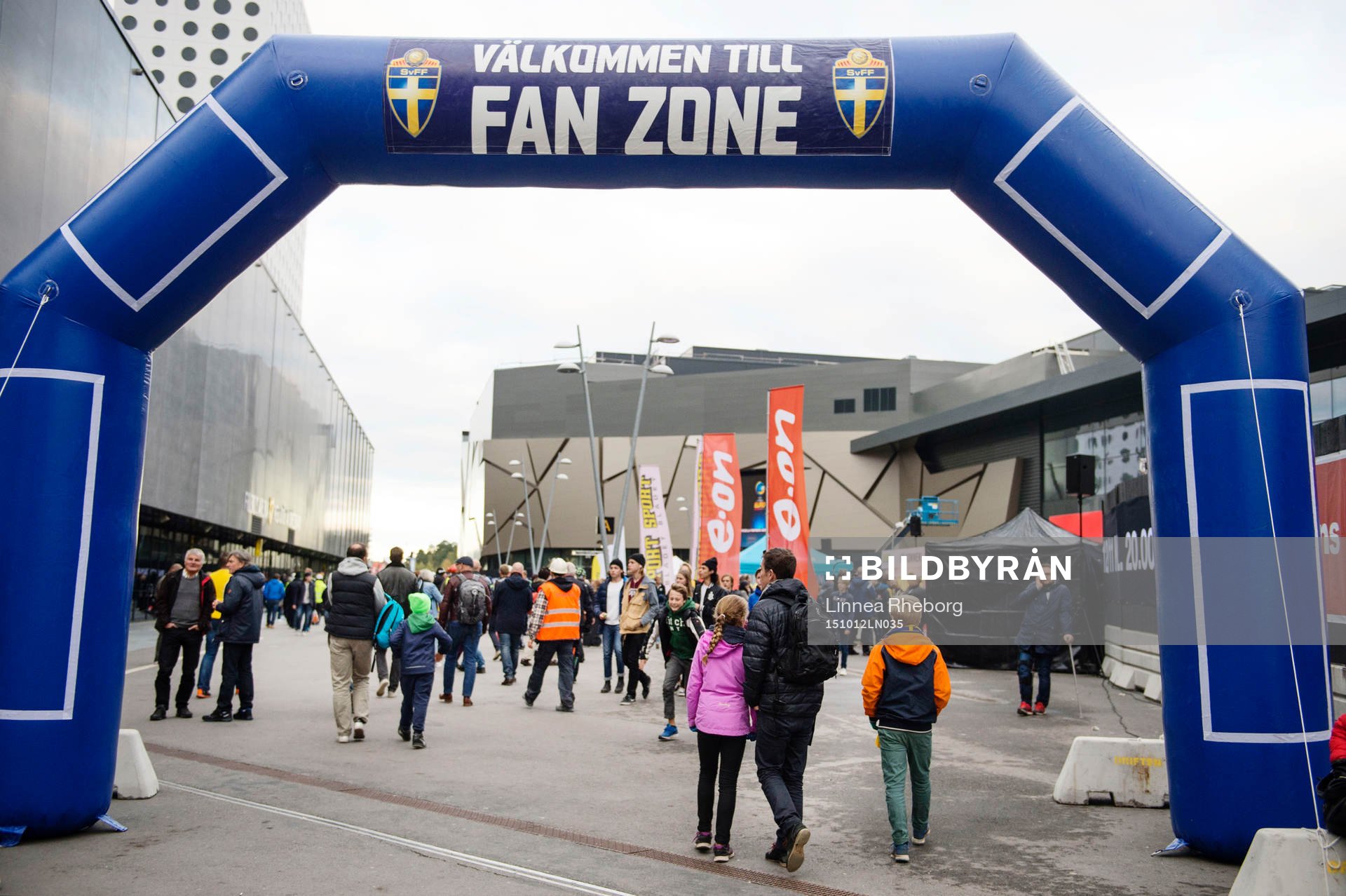 Ingången till Fan Zone