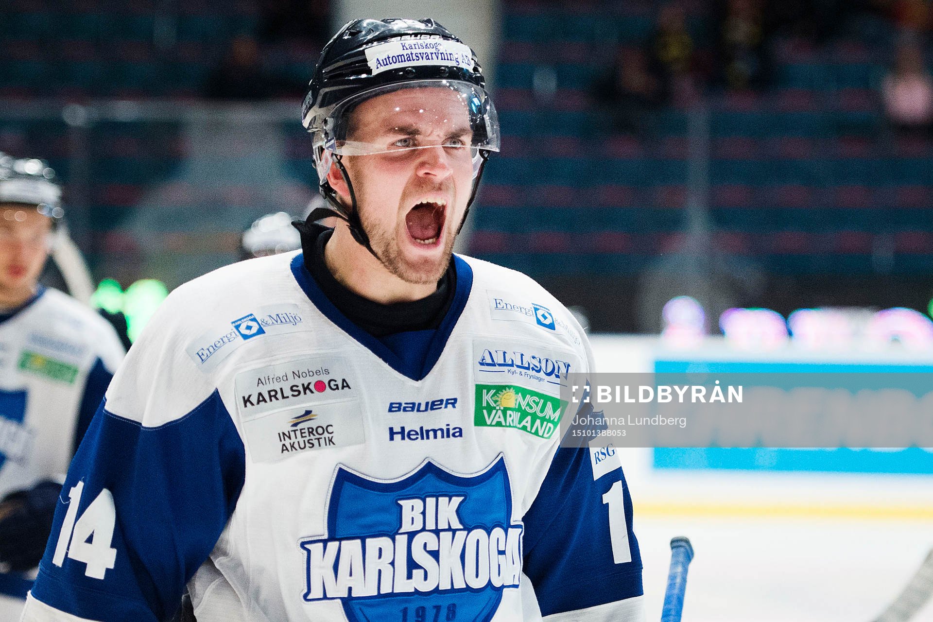 Karlskogas Henrik Björklund jublar