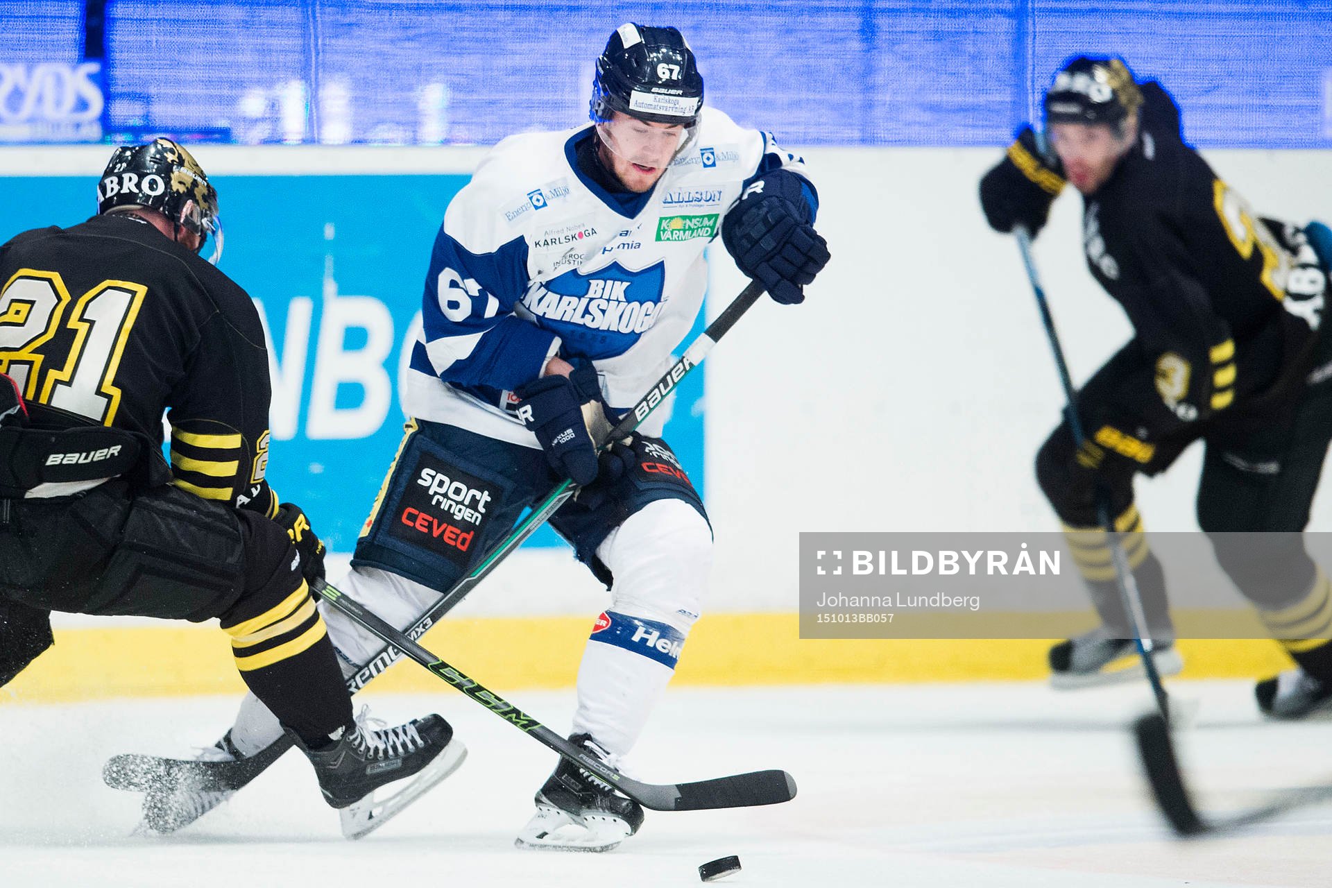 s Christian Sandberg och Karlskogas Victor Berglind
