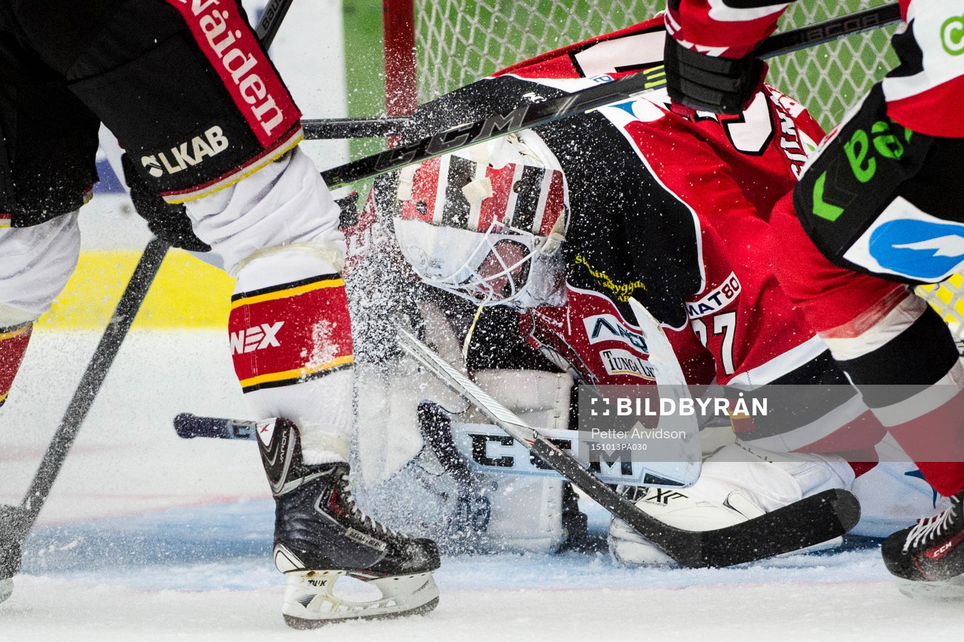 Malmö Redhawks målvakt Jonas Gunnarsson