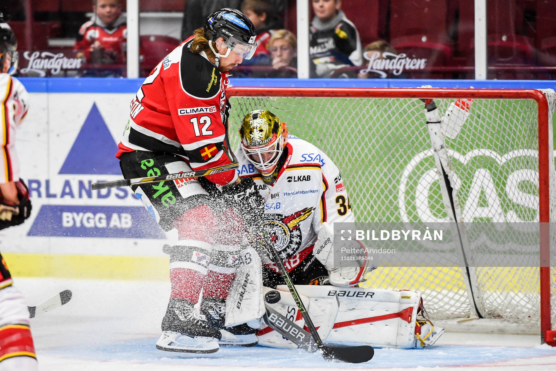 Malmö Redhawks Andreas Thuresson med målchans mot Luleås