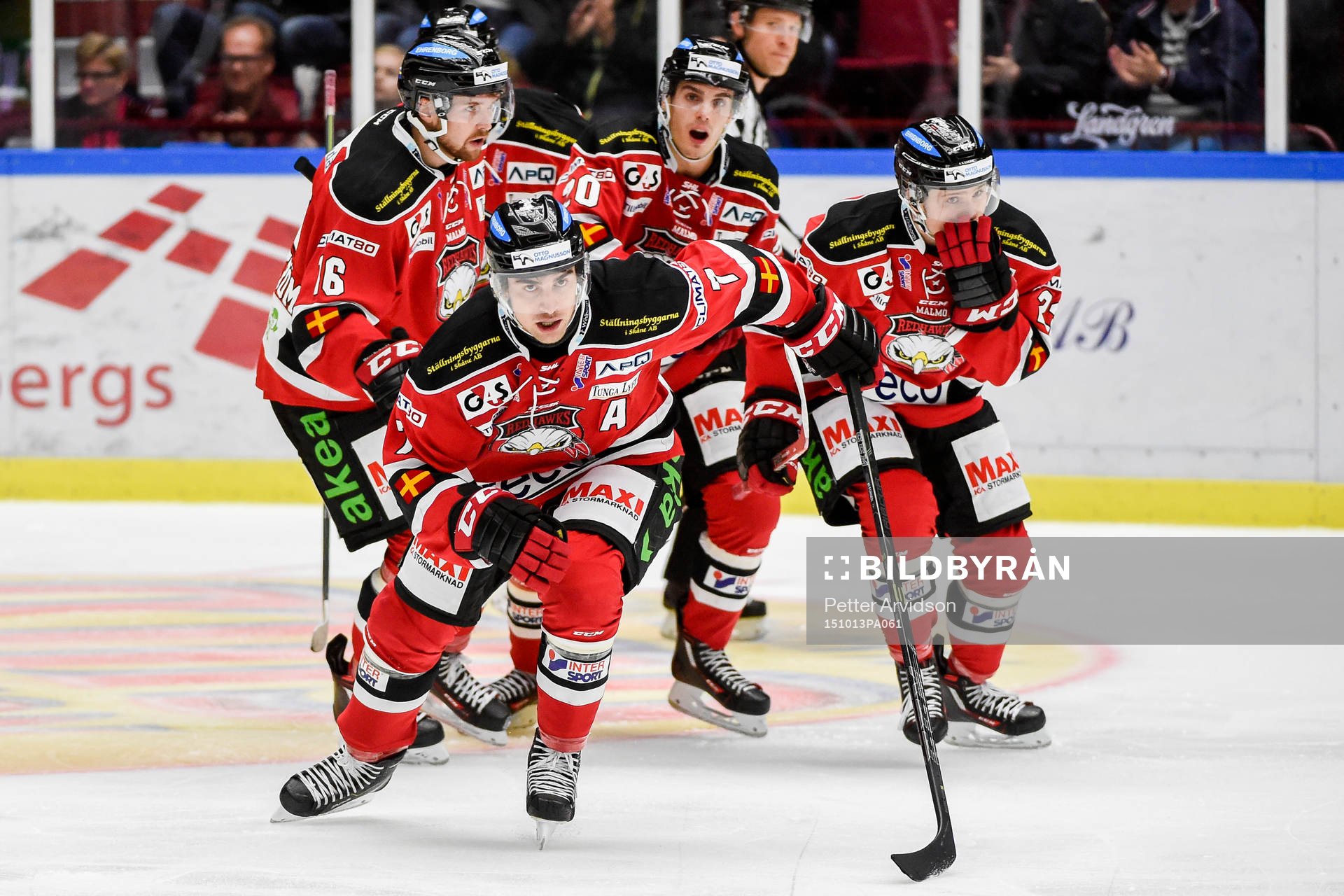 Malmö Redhawks Nils Andersson jublar