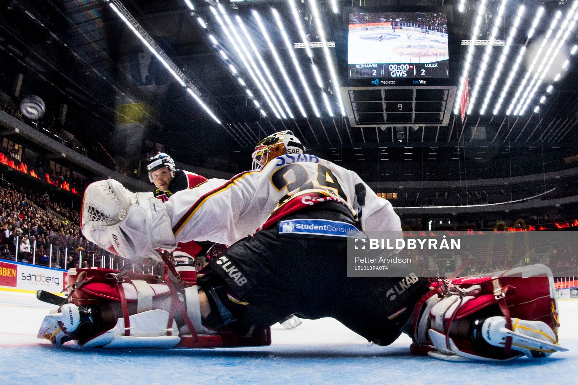 Malmö Redhawks Frederik Storm missar sin straff i