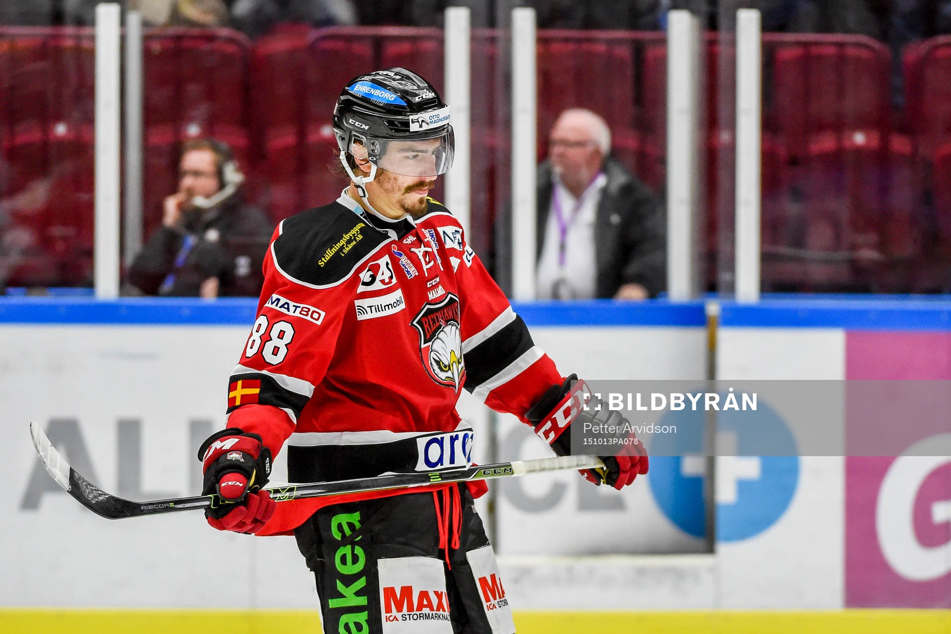 Malmö Redhawks Peter Mueller deppar