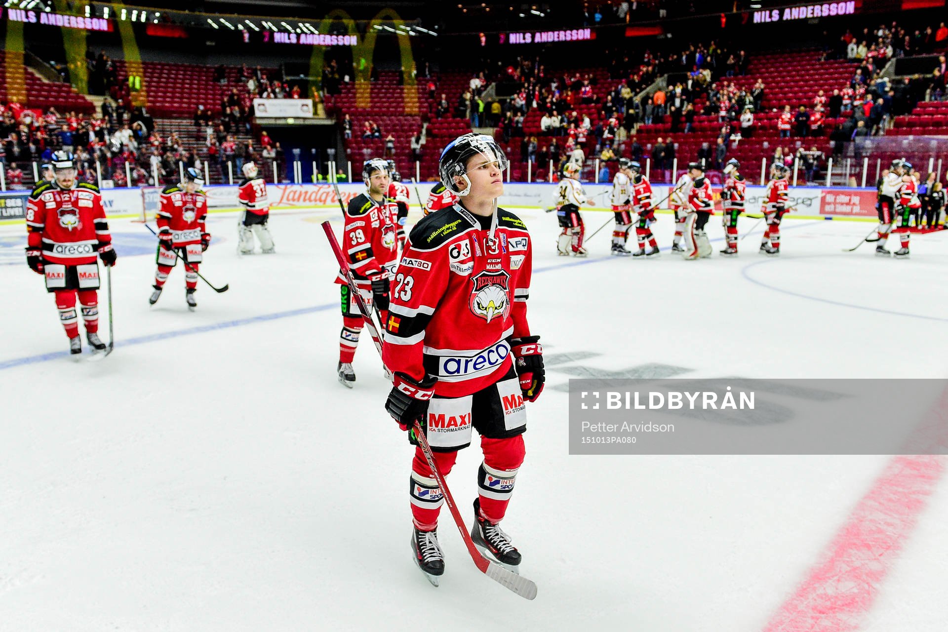Malmö Redhawks Christoffer Forsberg deppar