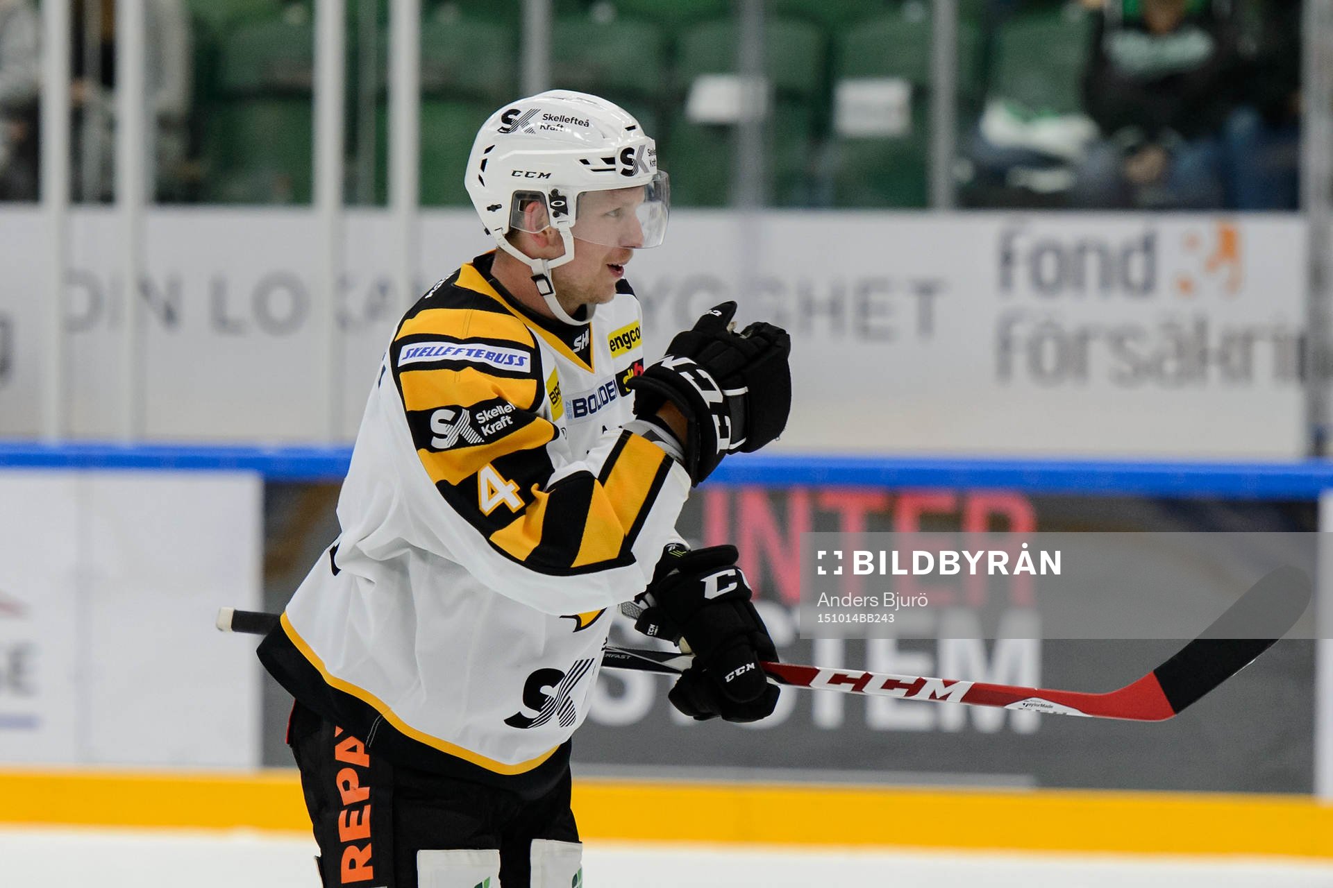 Skellefteås Tim Heed jublar