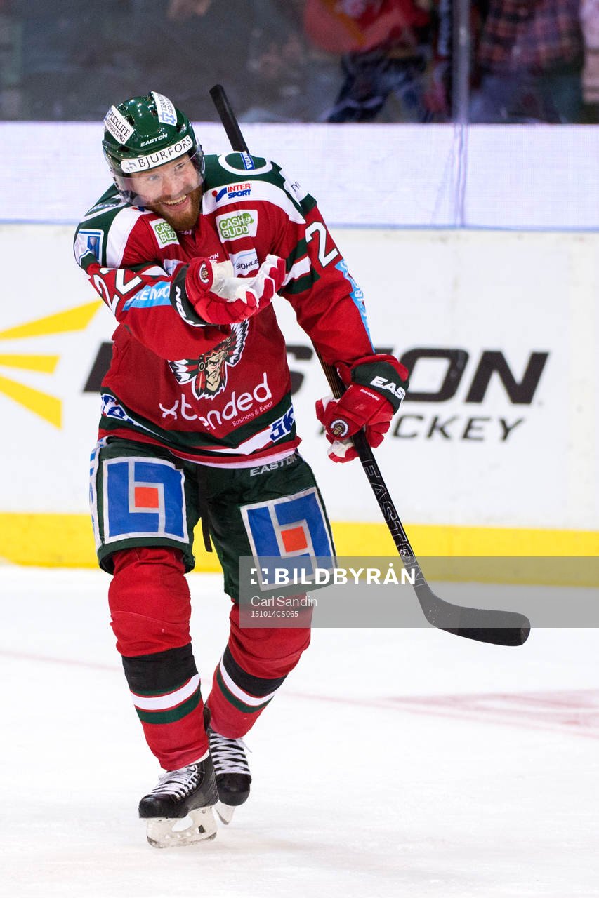 Frölundas Robin Figren jublar