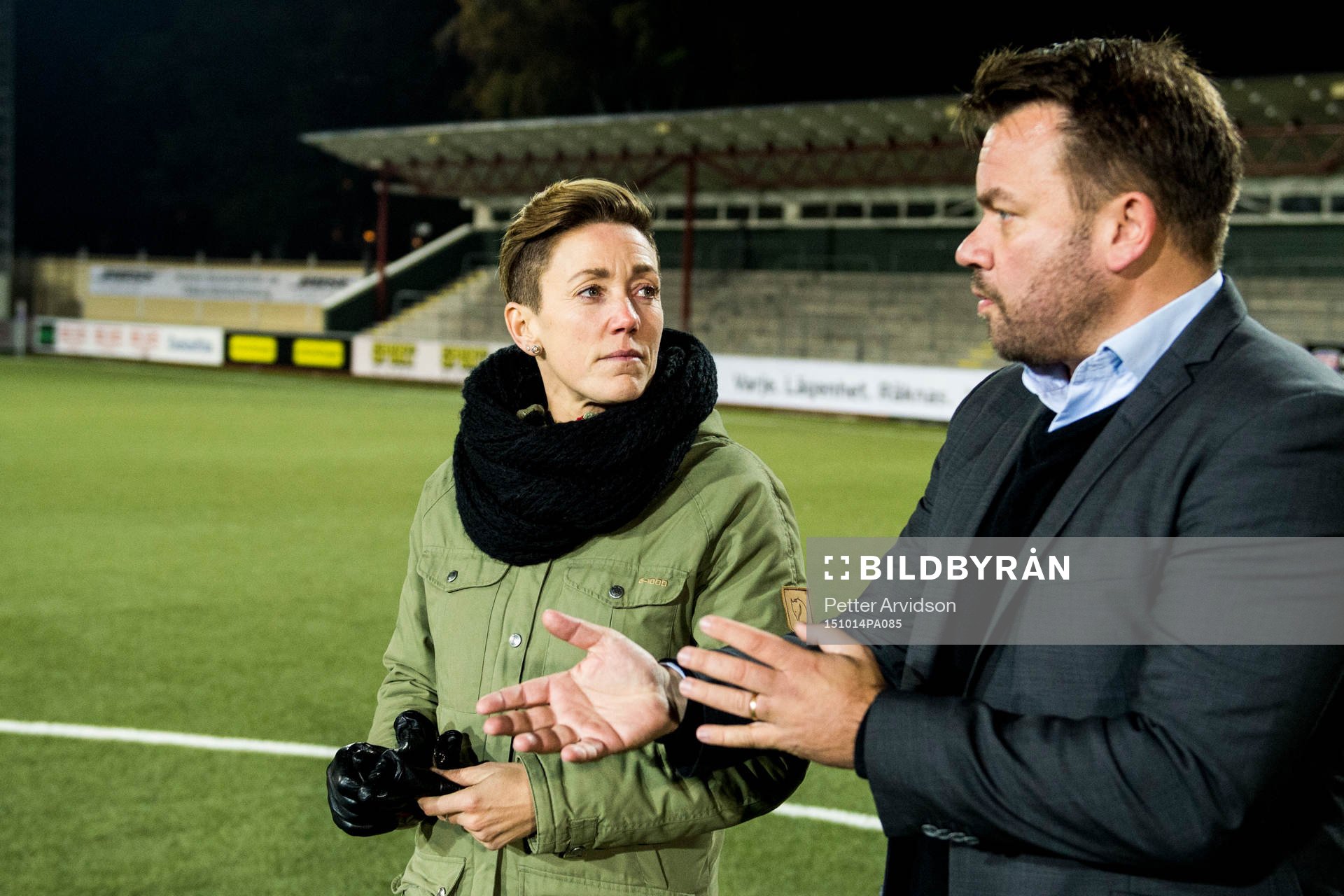 Rosengårds sportchef Therese Sjögran och tränare Jack