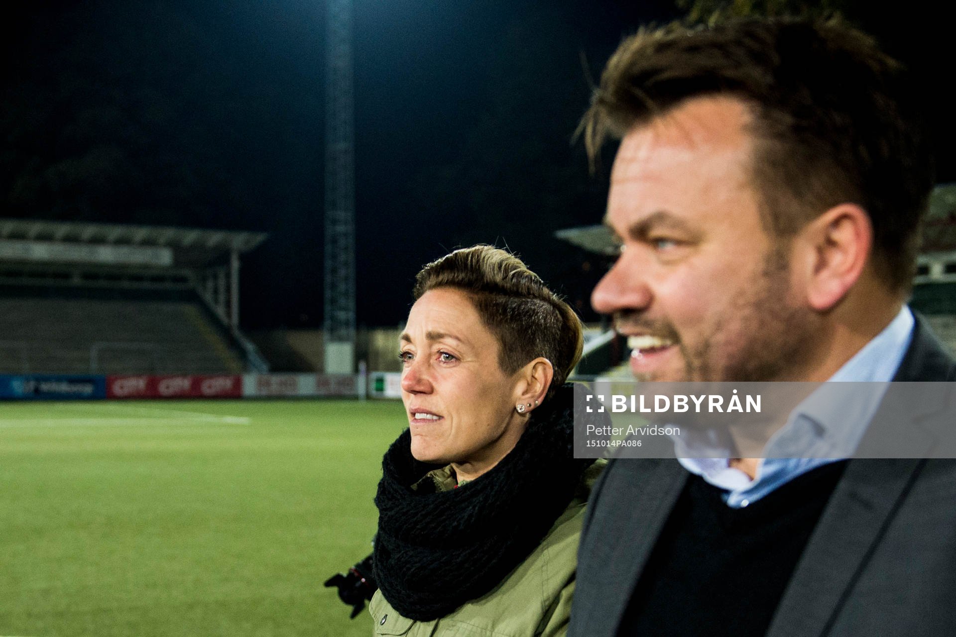 Rosengårds sportchef Therese Sjögran och tränare Jack