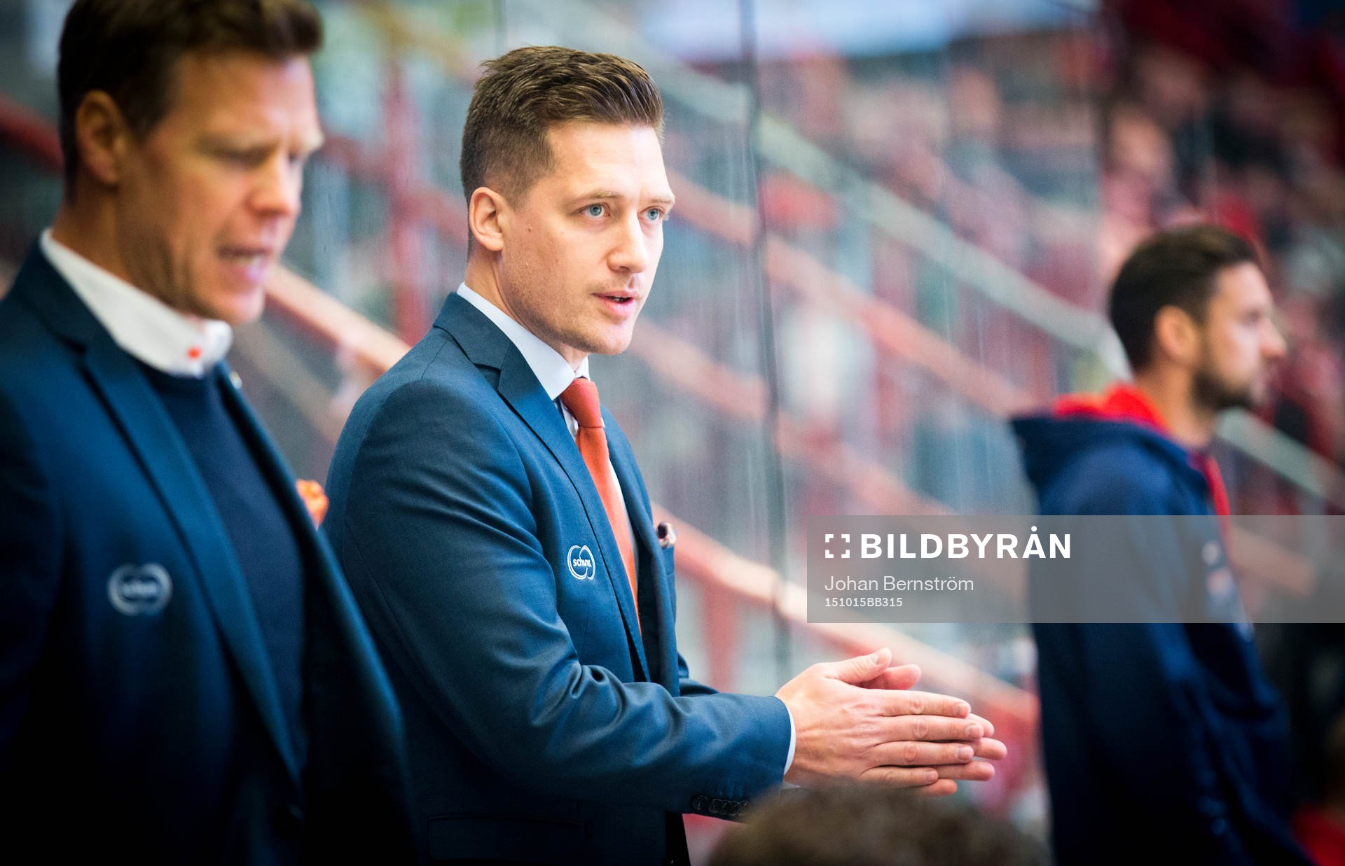 Växjös tränare Sam Hallam