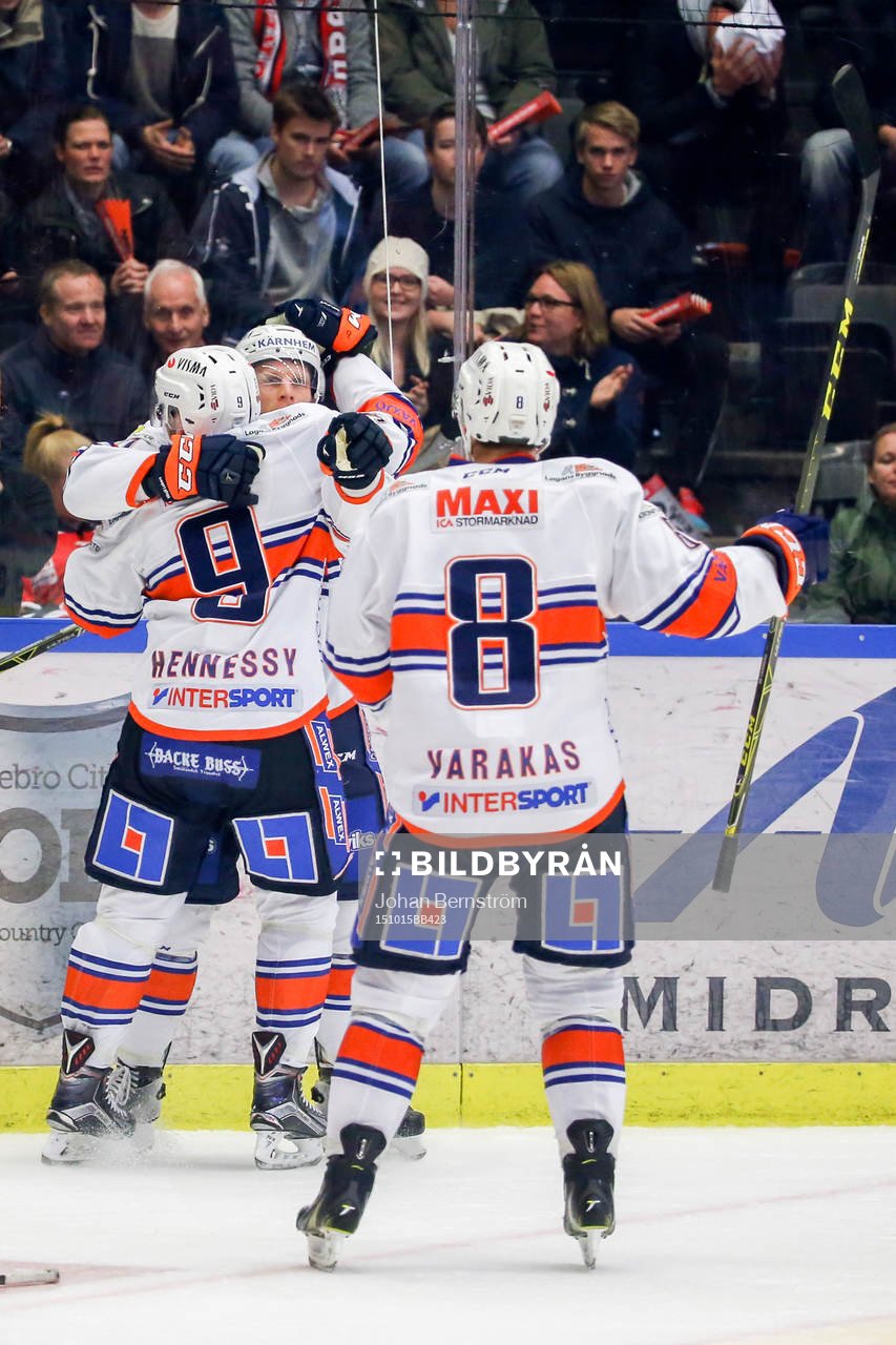 Växjös Joey Crabb jublar