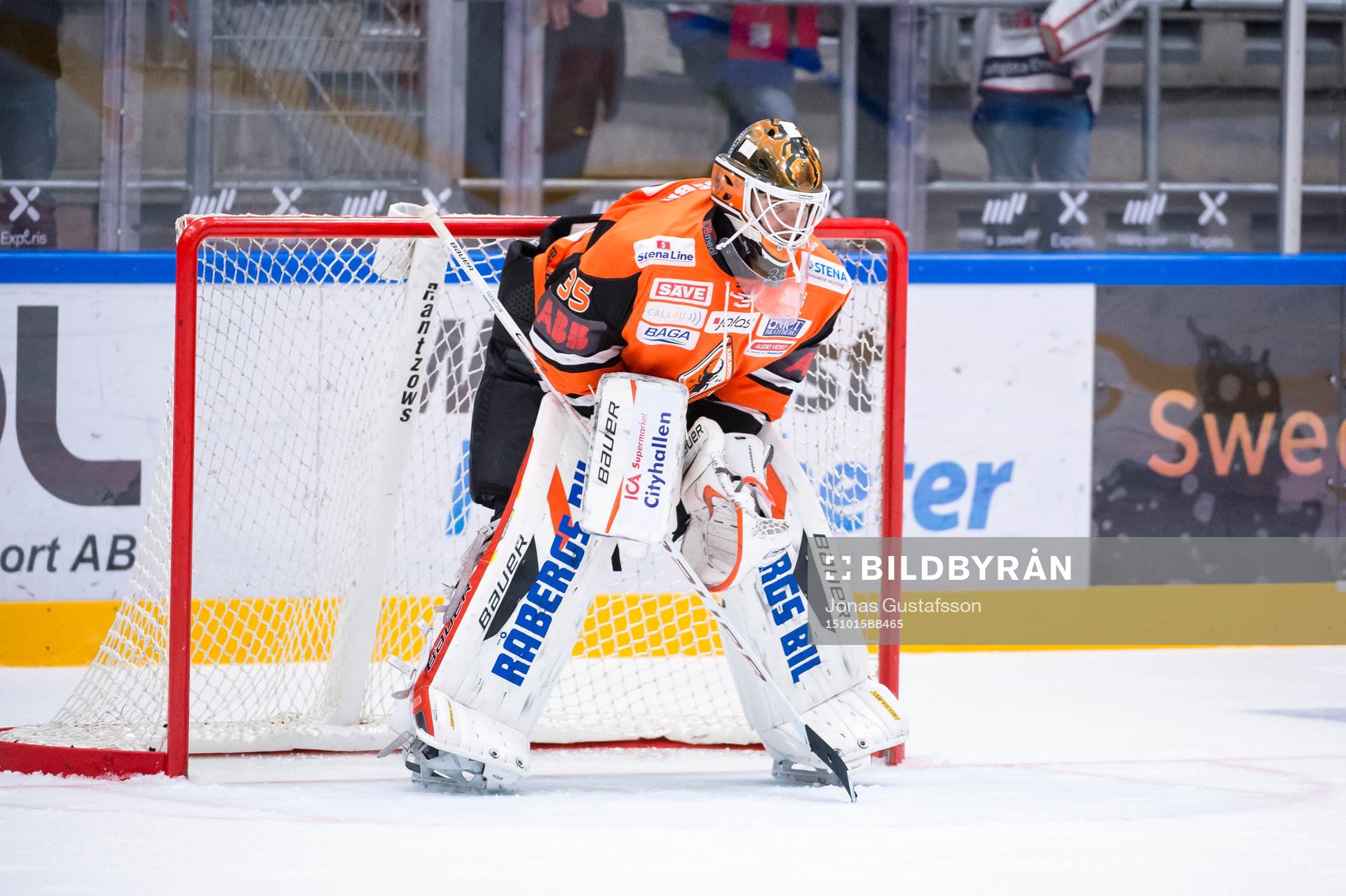 Karlskronas målvakt Linus Fernström