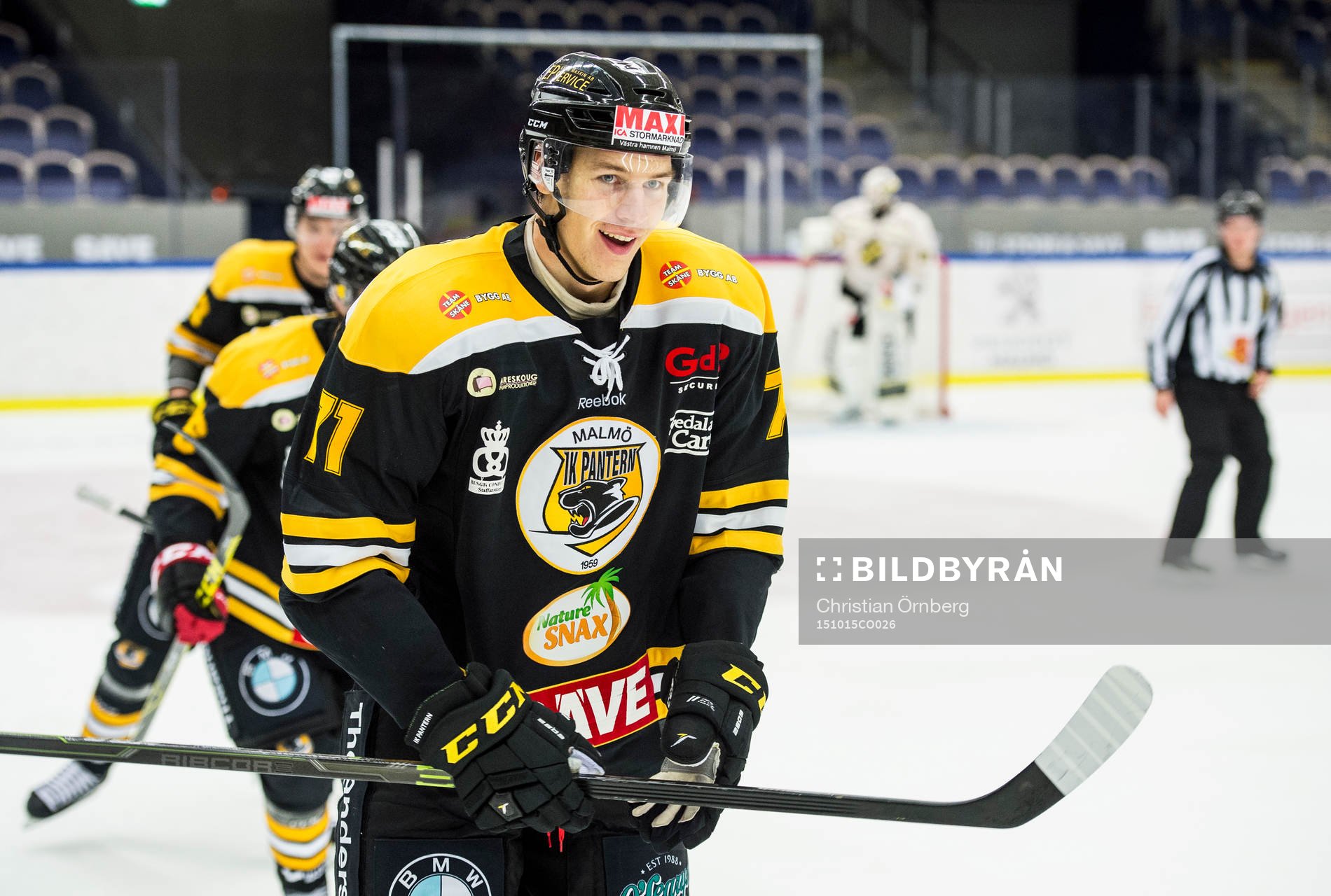 Panterns Daniel Andersson jublar