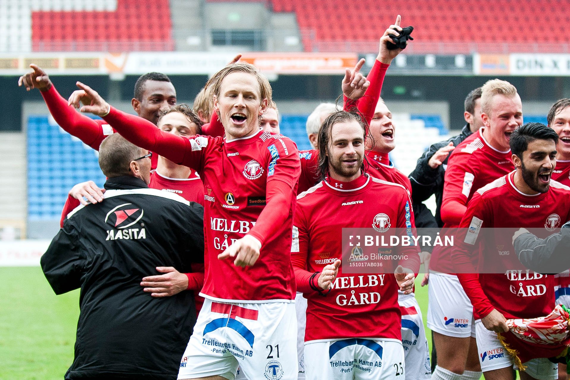 Trelleborgs Magnus Andersson jublar