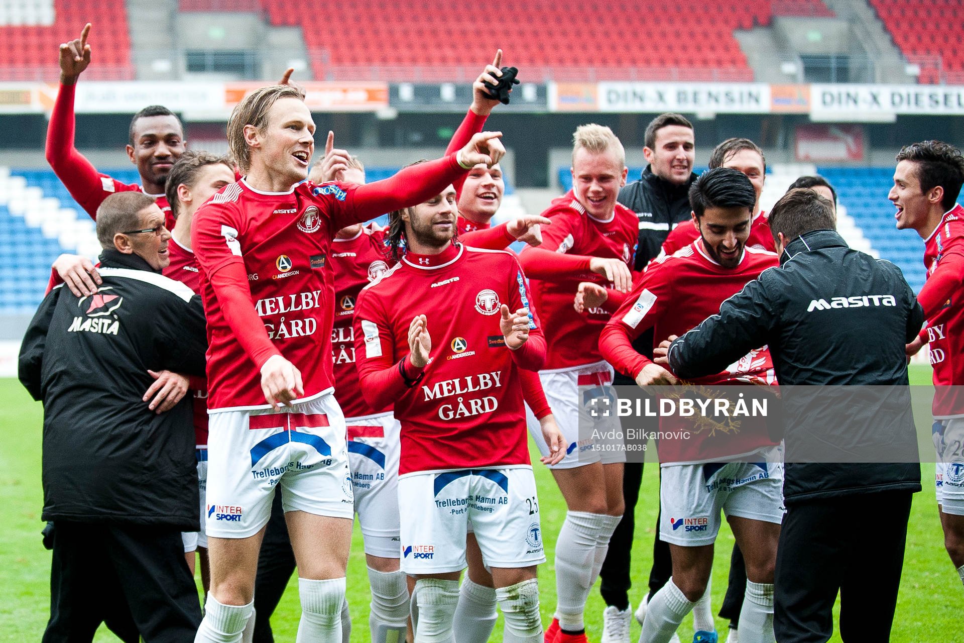 Trelleborgs Magnus Andersson jublar