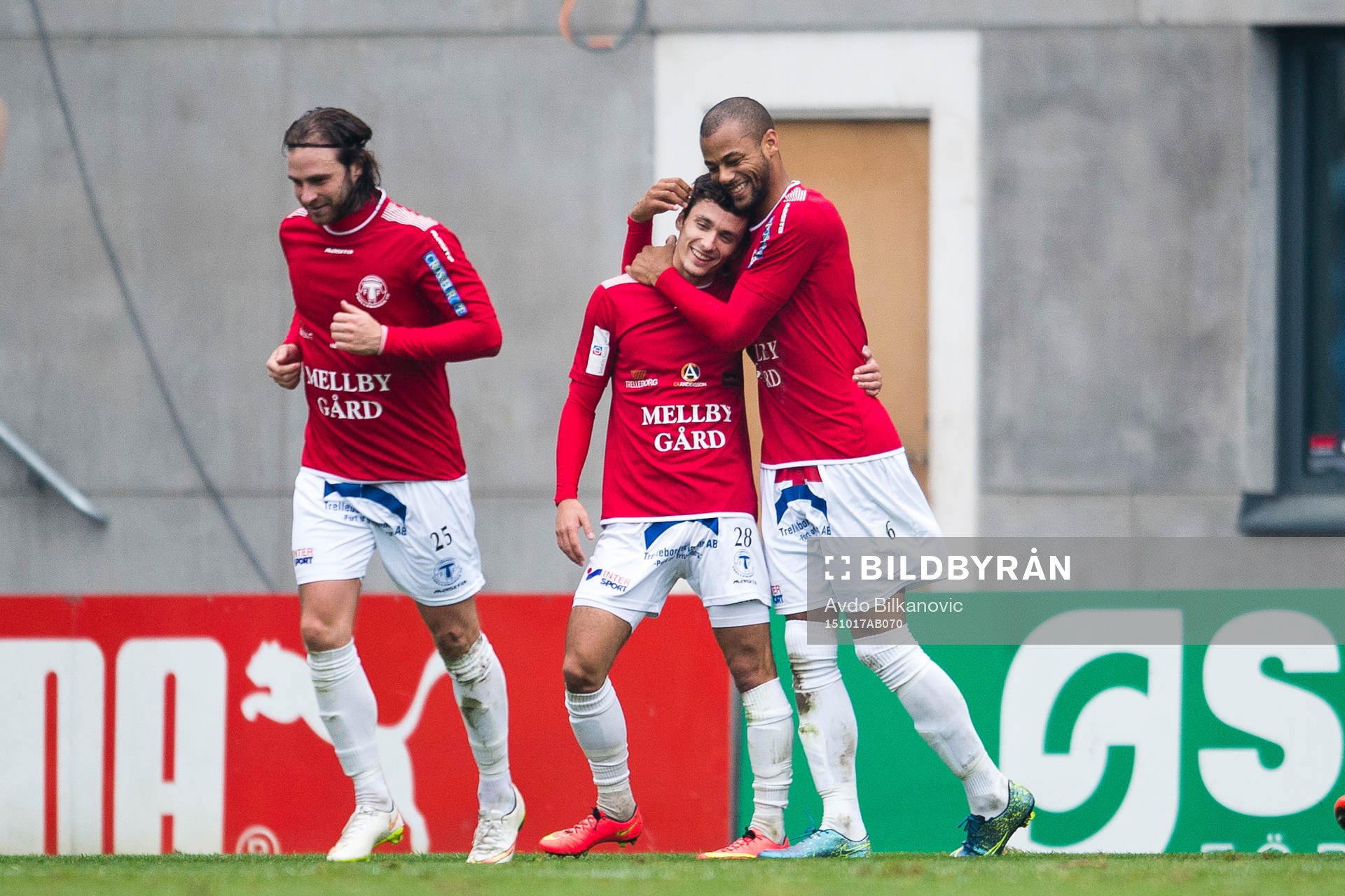 Trelleborgs Salif Camara Jönsson jublar