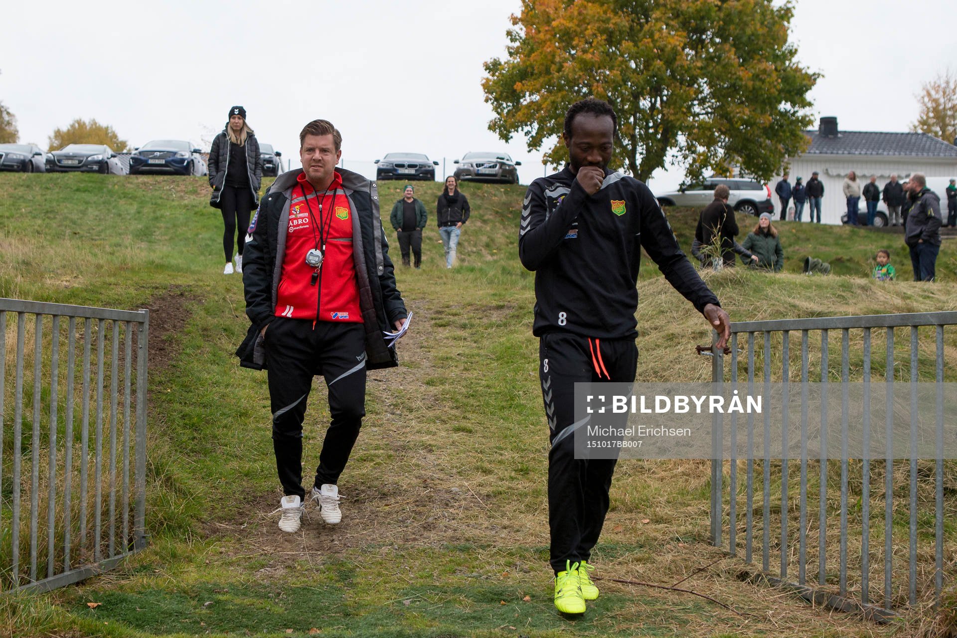 GAIS tränare Jesper Ljung och Reuben Ayarna