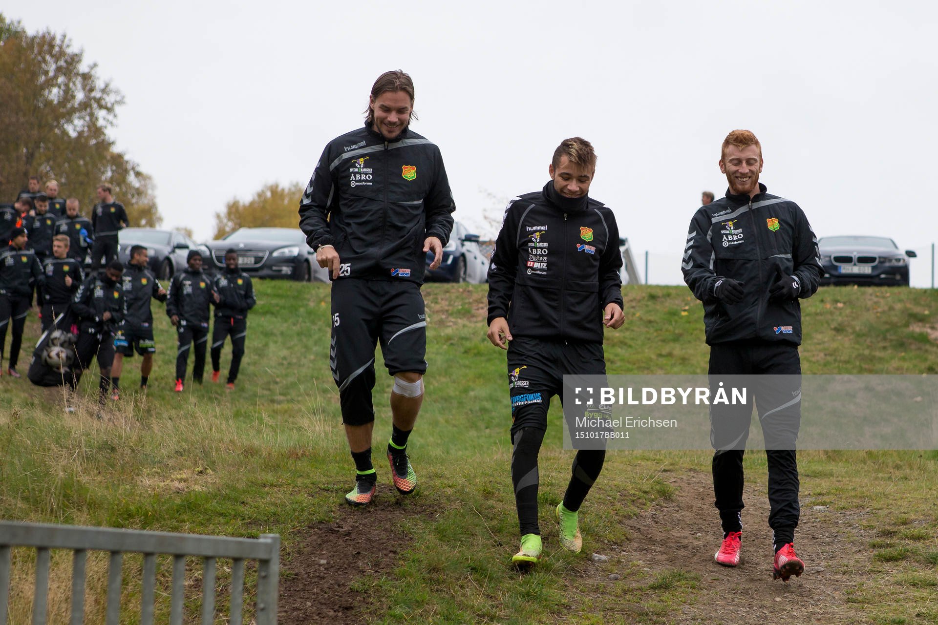 GAIS Danny Ervik, Malkolm Moenza och Calle Svensson på